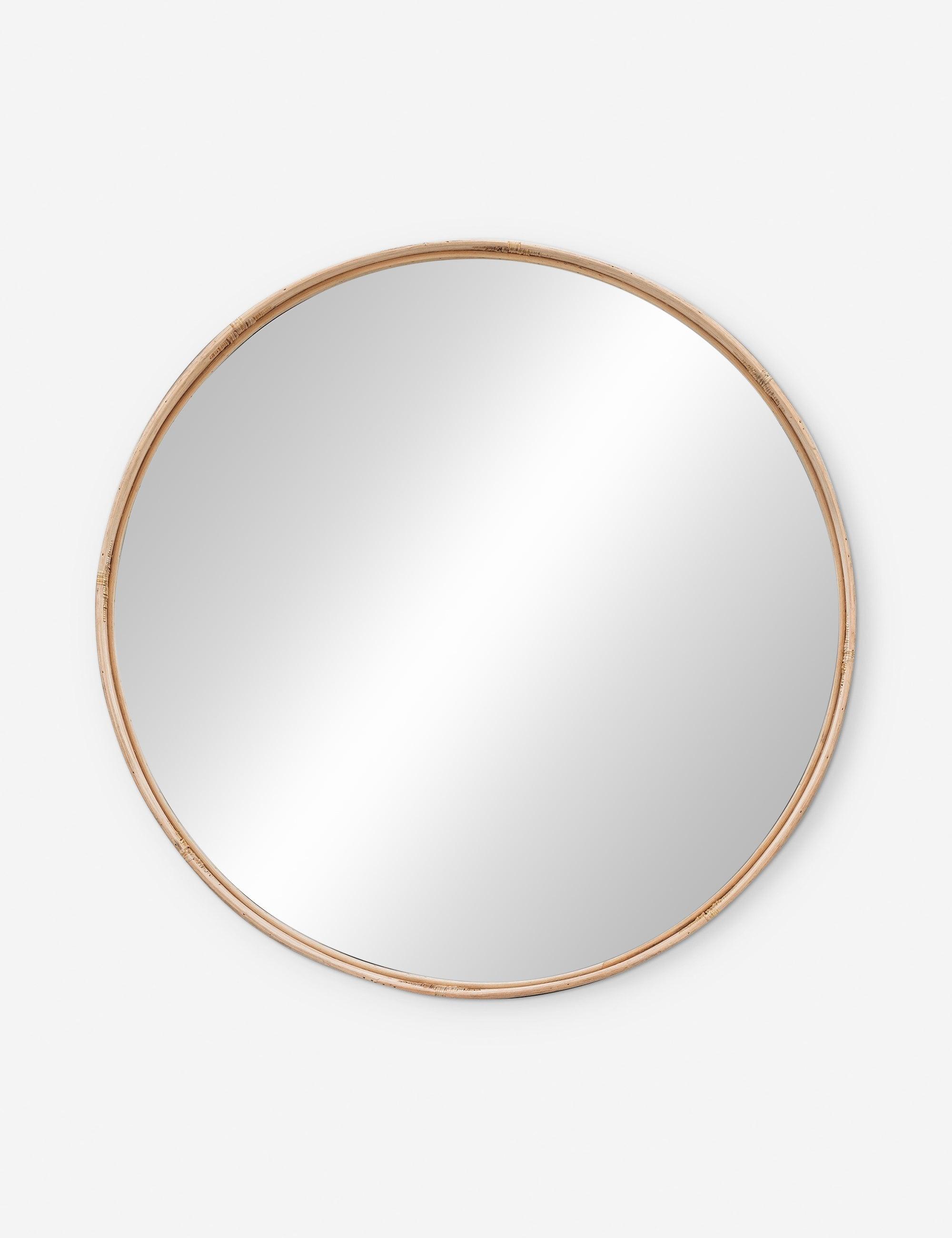Adaline Round Mirror - Natural