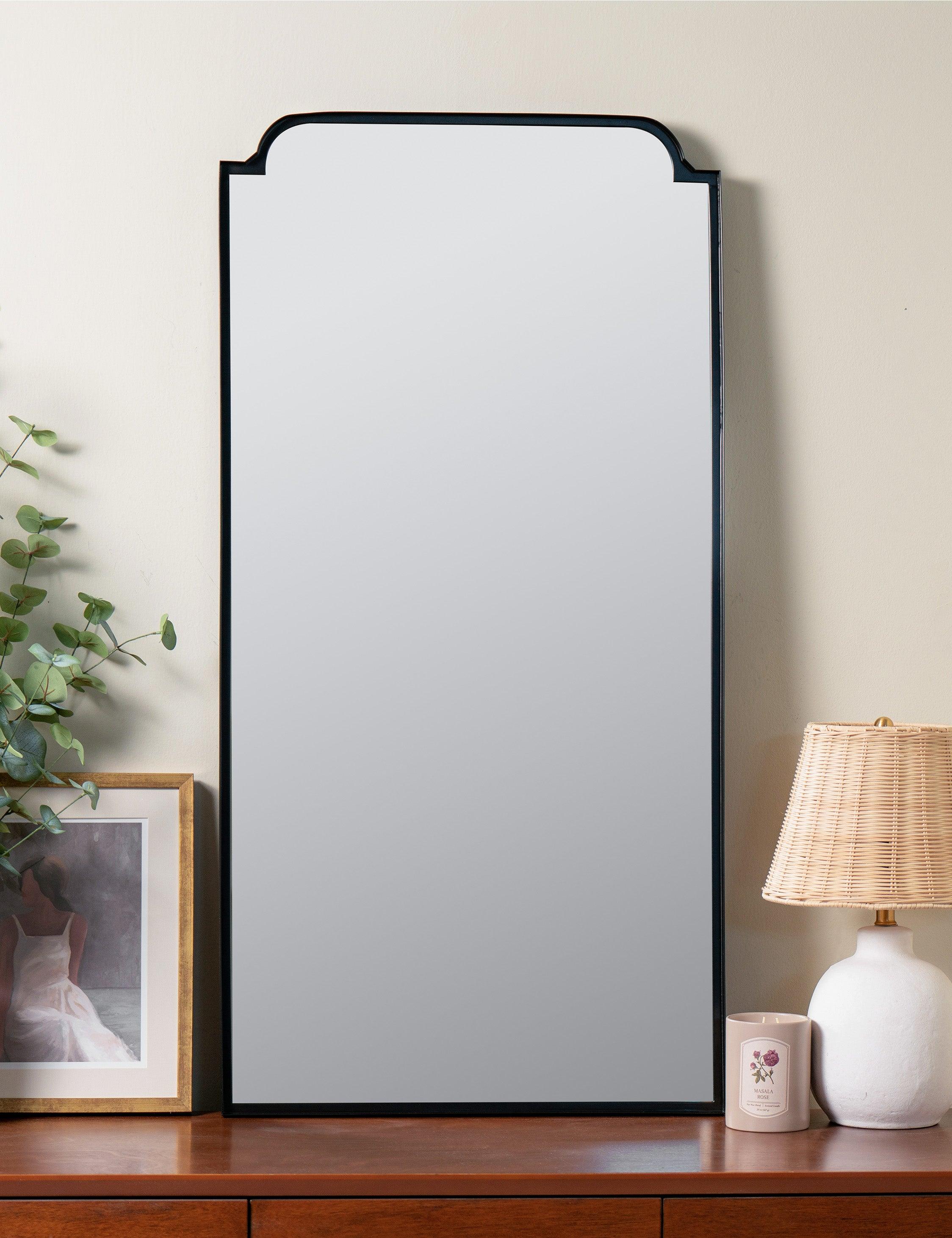 Isolde Floor Mirror - Black