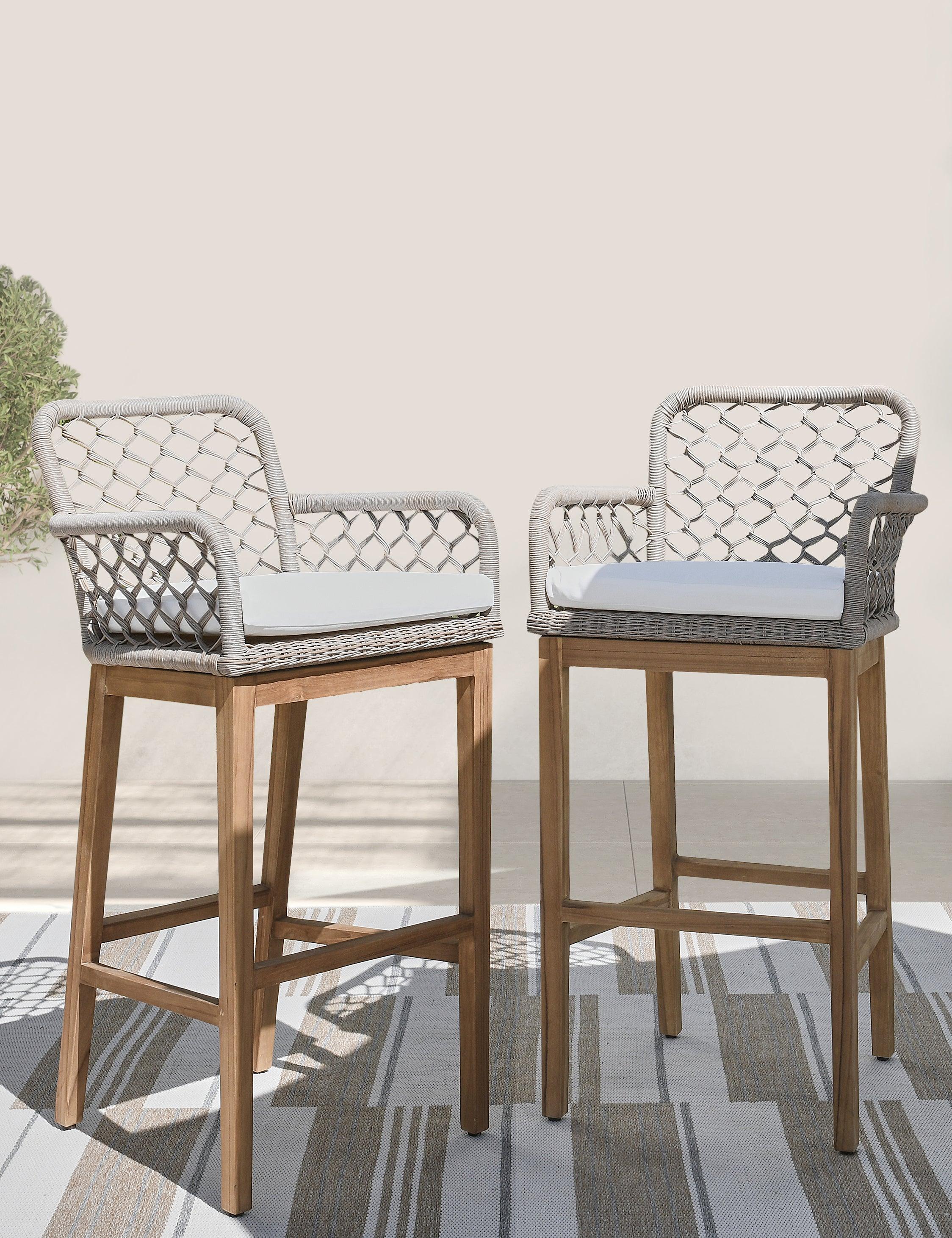 Katina Indoor / Outdoor Bar Stool - Gray