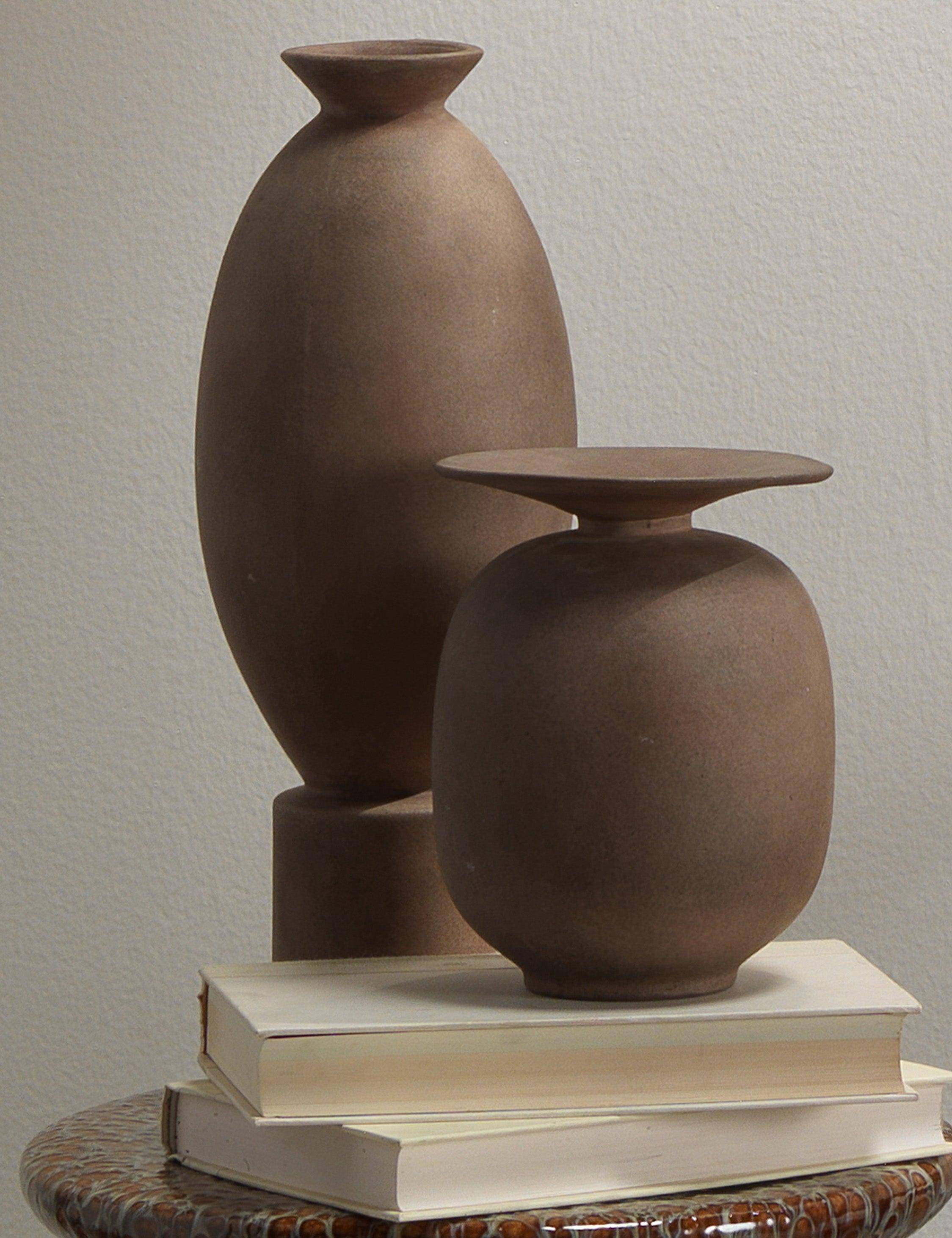 Imogen Decorative Vase - Brown