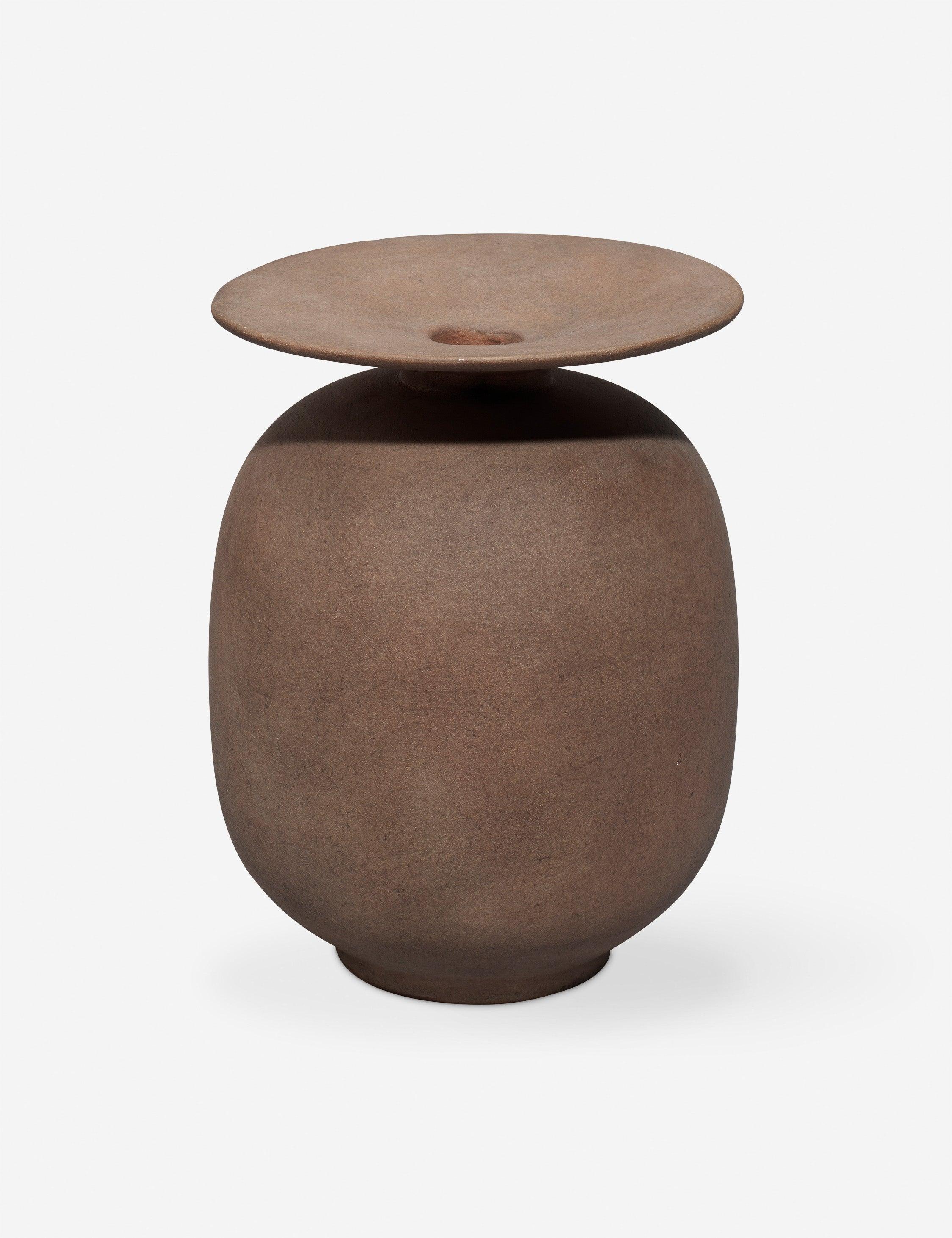 Imogen Decorative Vase - Brown