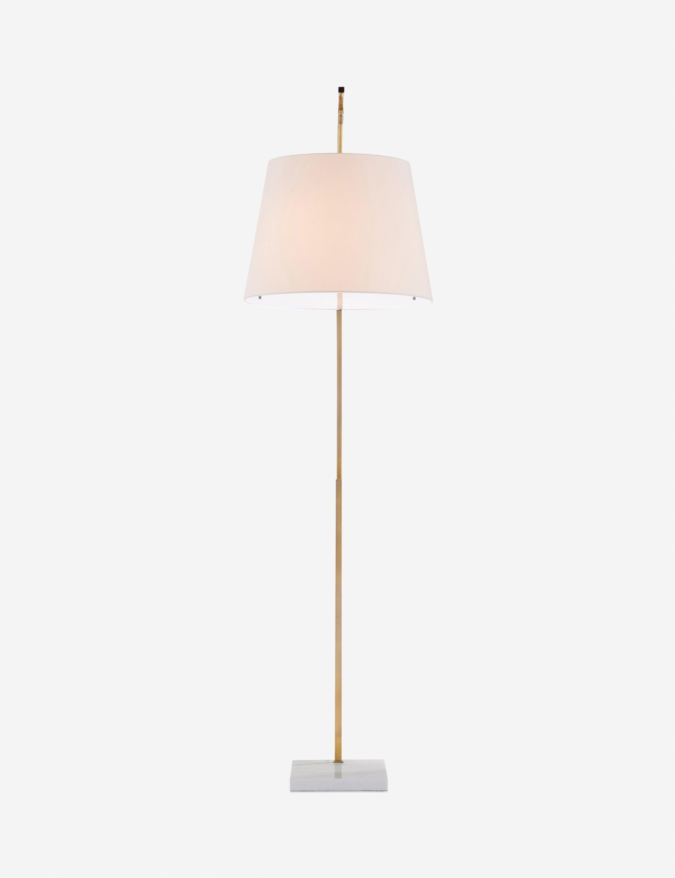 Wilson Floor Lamp - Antique Brass