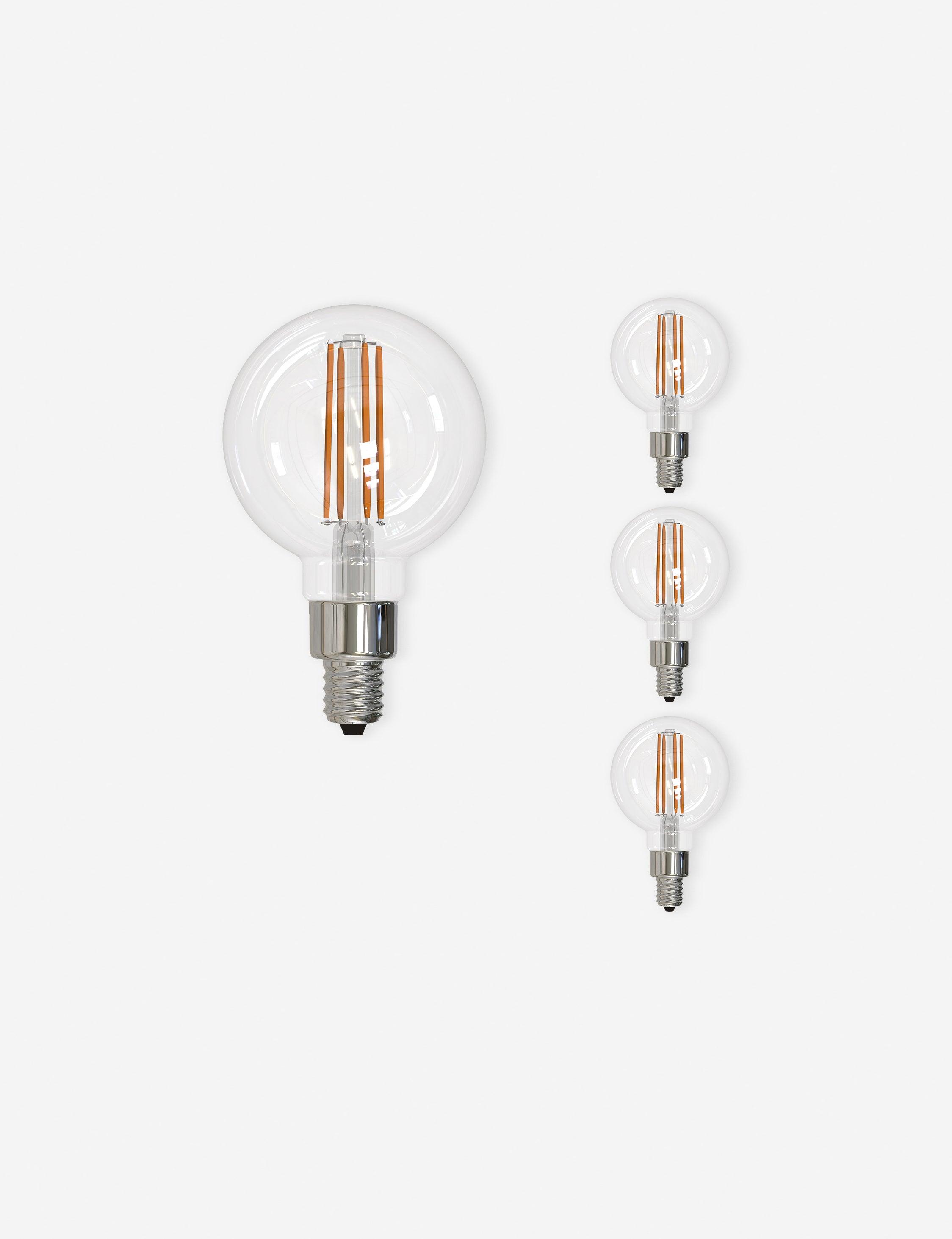 G16 LED Filament Bulb (Set of 4) - Clear Glass / E12 / 4Watt