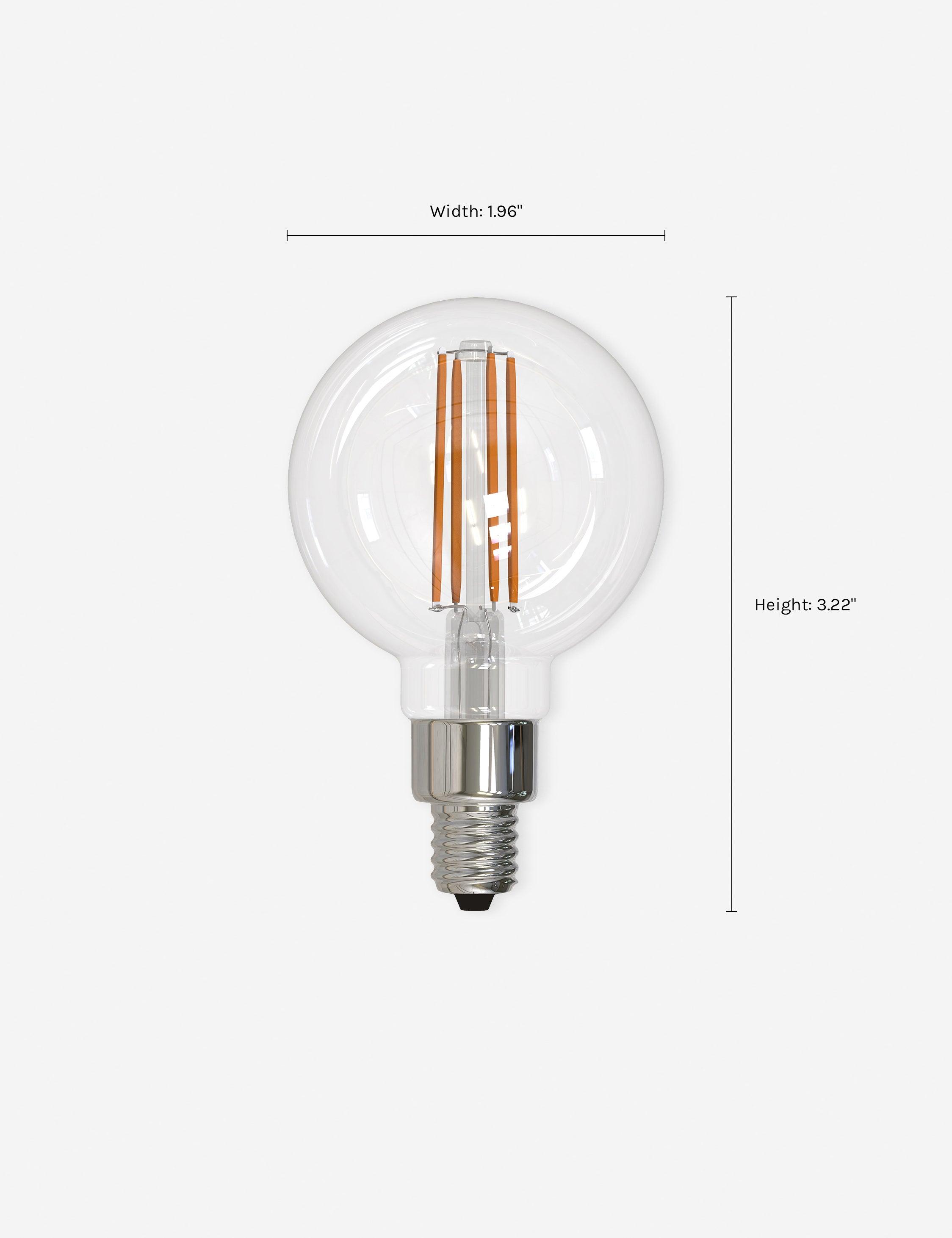 G16 LED Filament Bulb (Set of 4) - Clear Glass / E12 / 4Watt