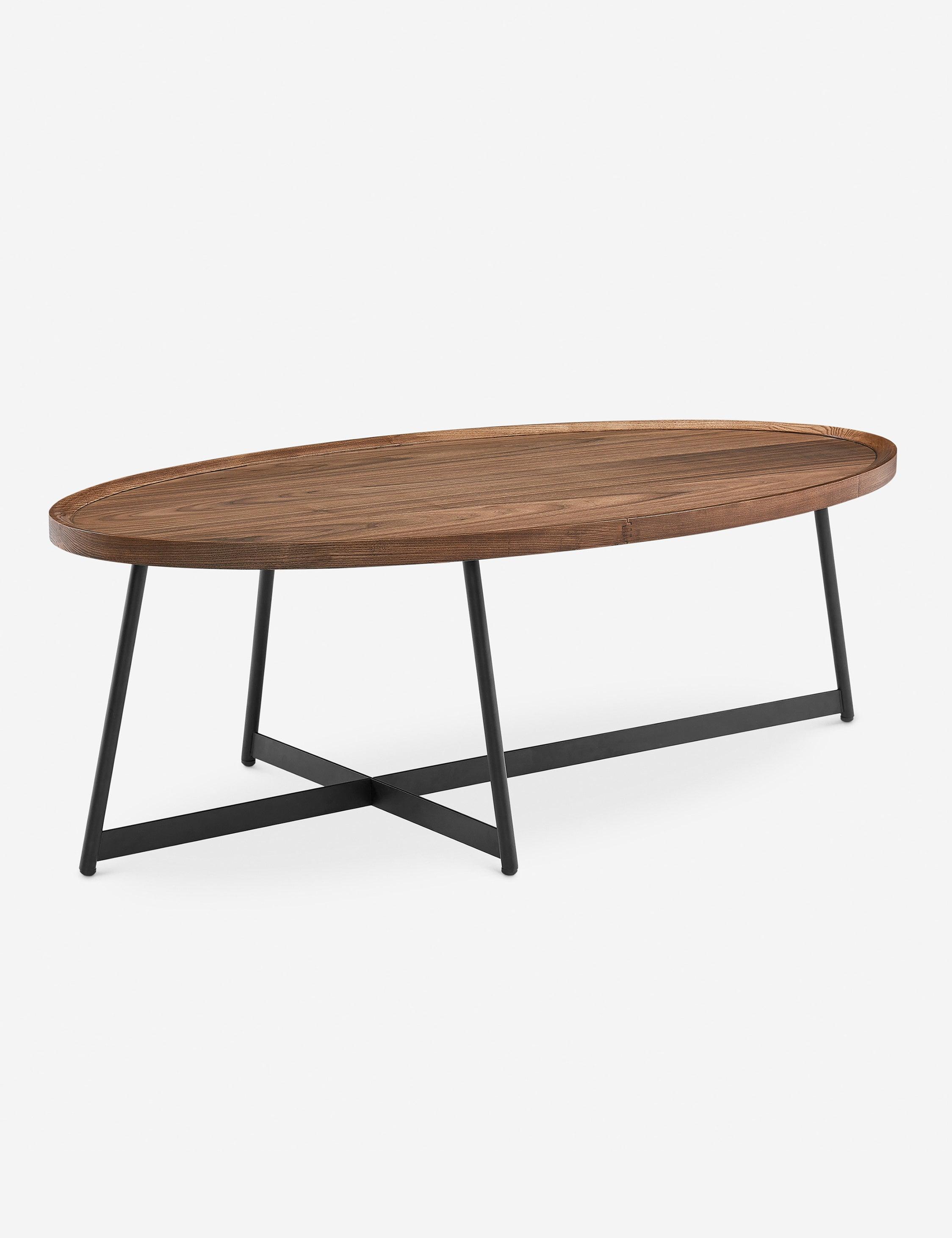 Gweneth Oval Coffee Table - Walnut