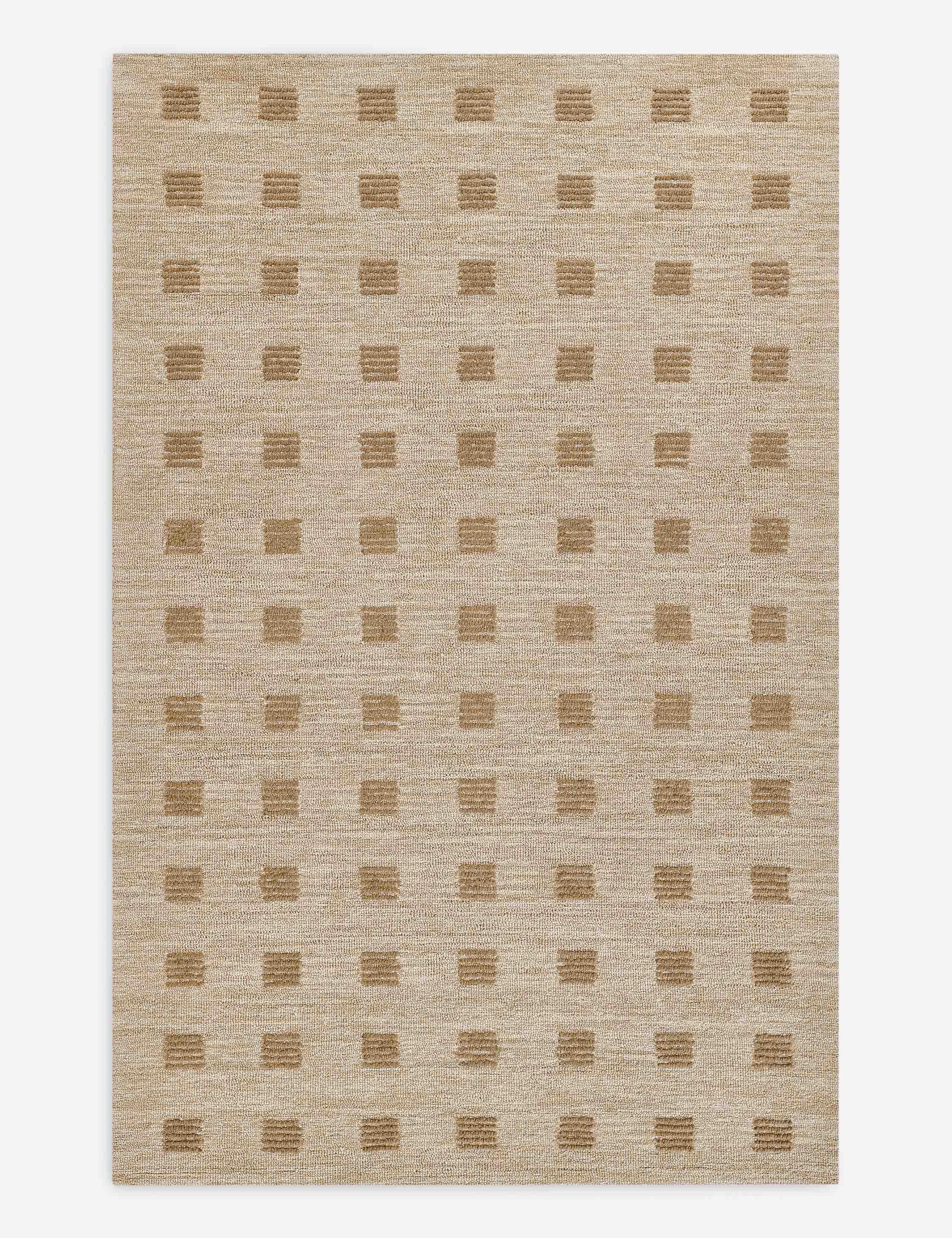 Ebba Hand-Tufted Wool Rug - Natural / 5' x 8'