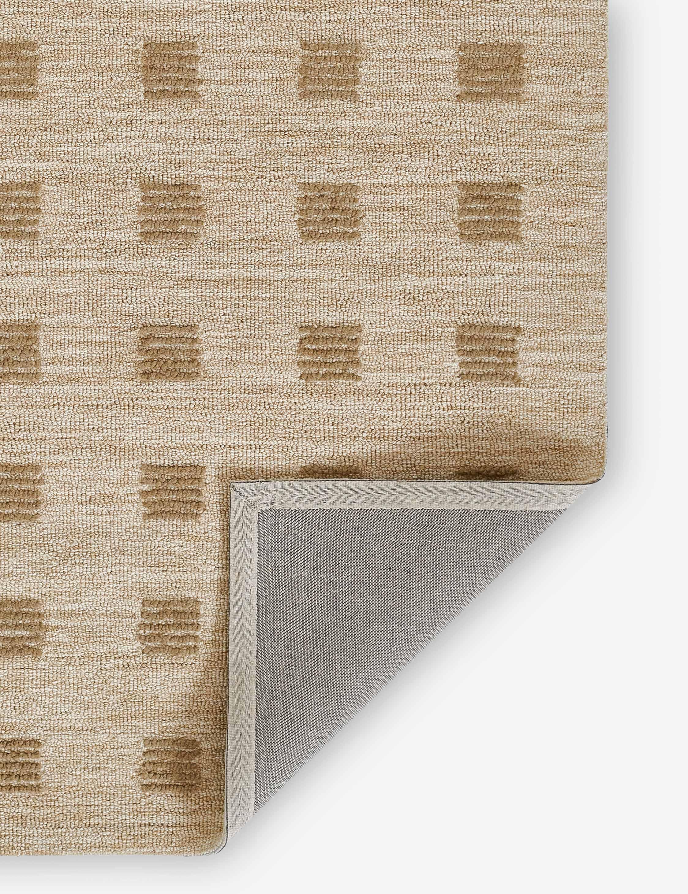 Ebba Hand-Tufted Wool Rug - Natural / 5' x 8'