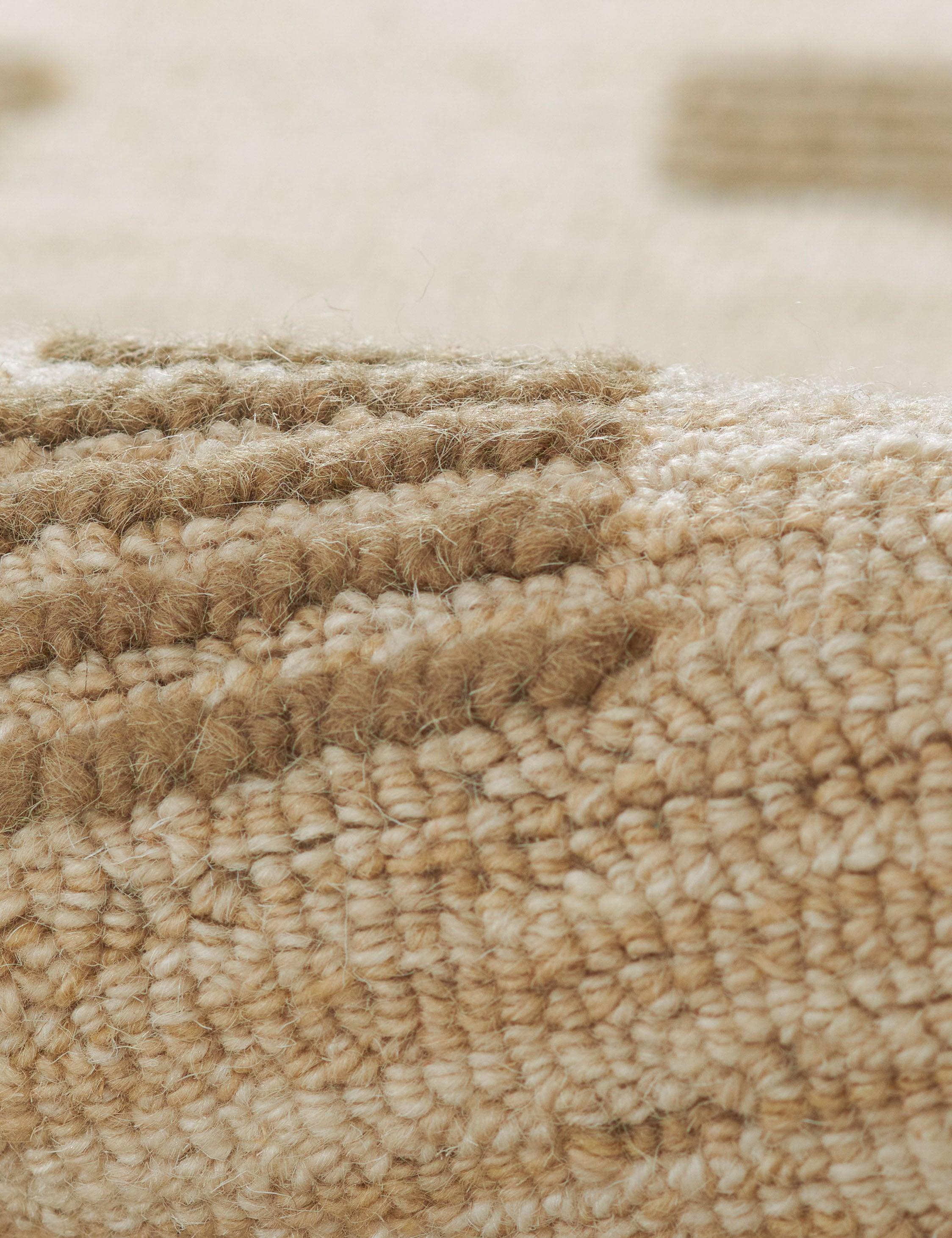 Ebba Hand-Tufted Wool Rug - Natural / 5' x 8'