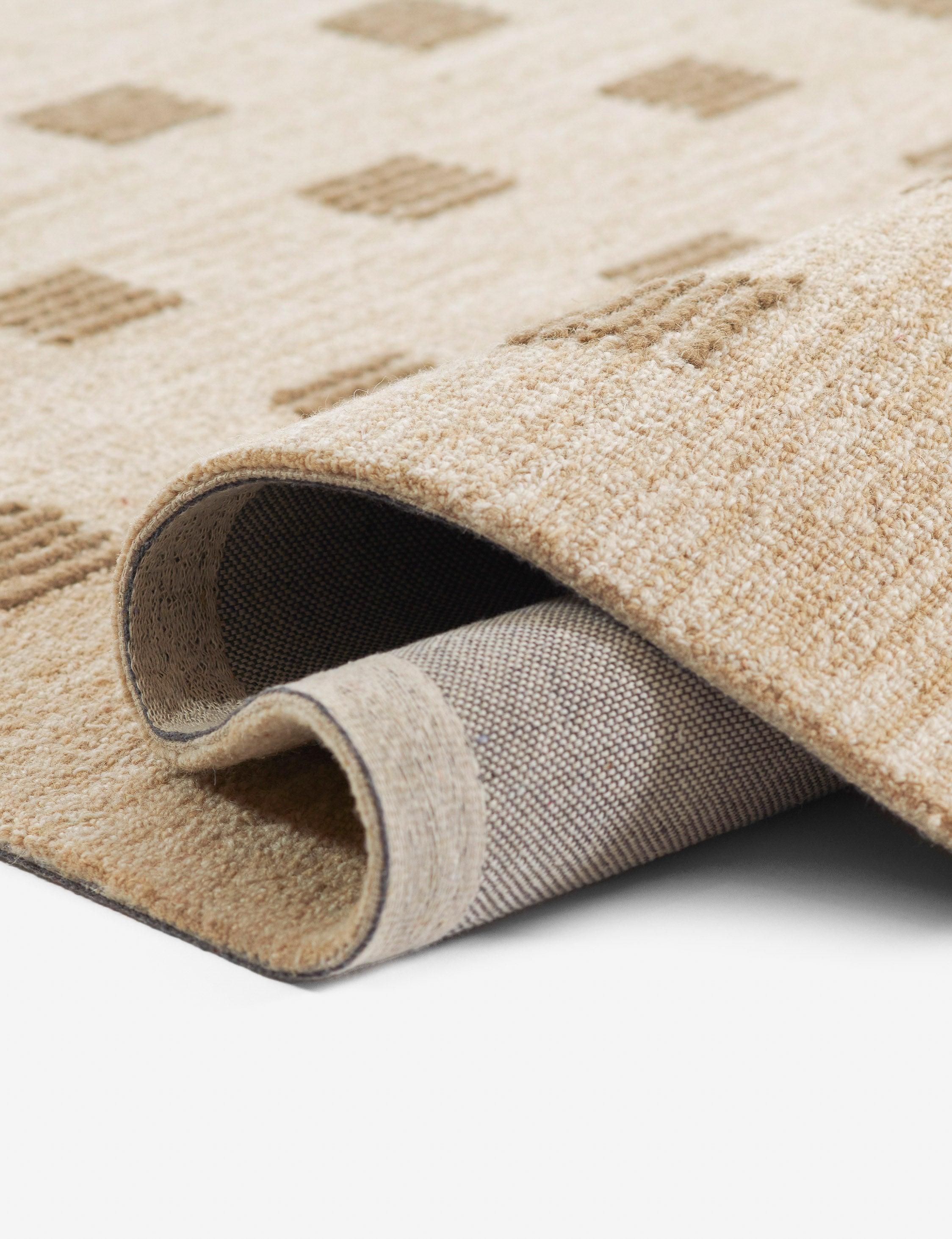Ebba Hand-Tufted Wool Rug - Natural / 5' x 8'