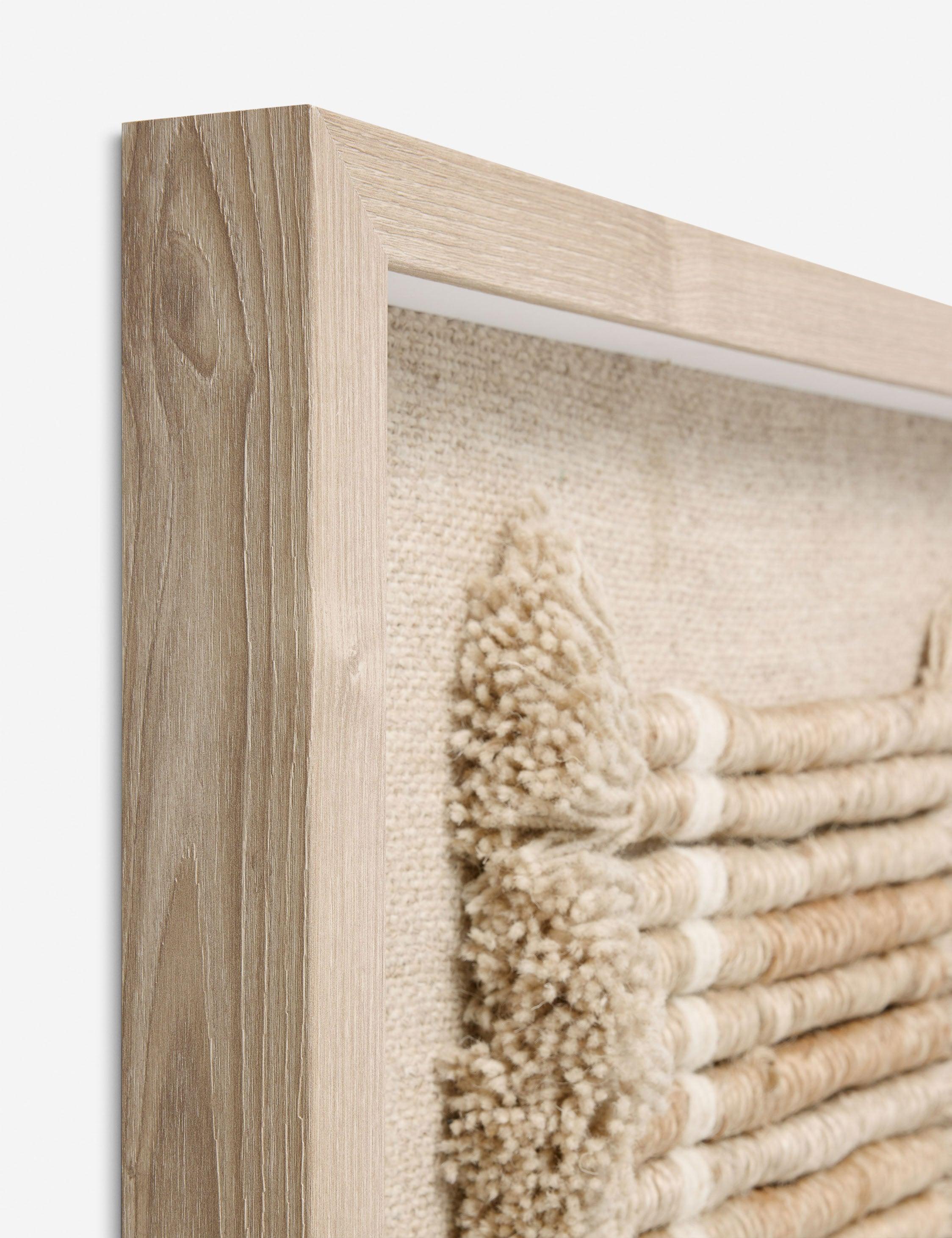 Kendry II Textile Wall Art - Natural / 22" x 21"