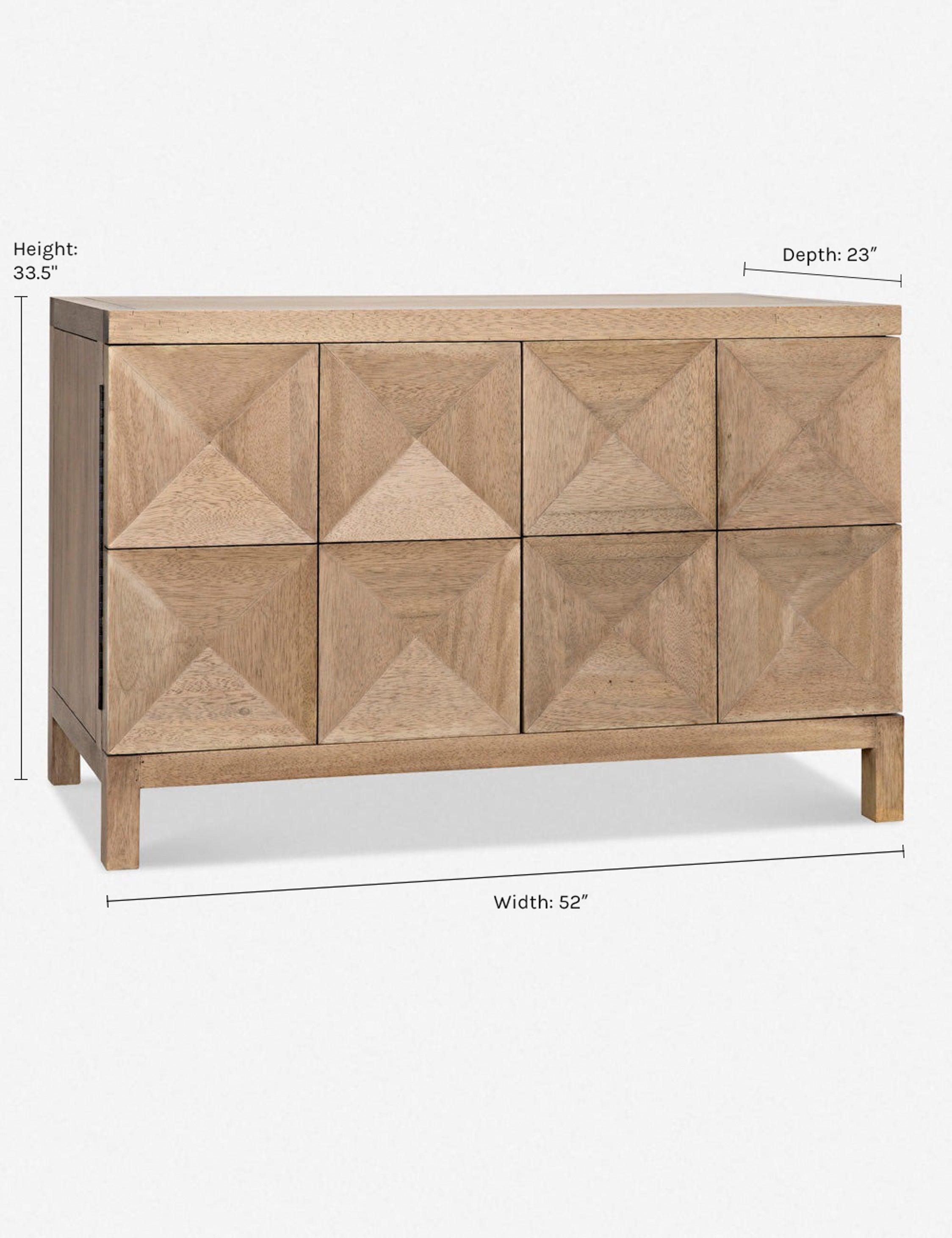 Aaran Small Cabinet - Natural