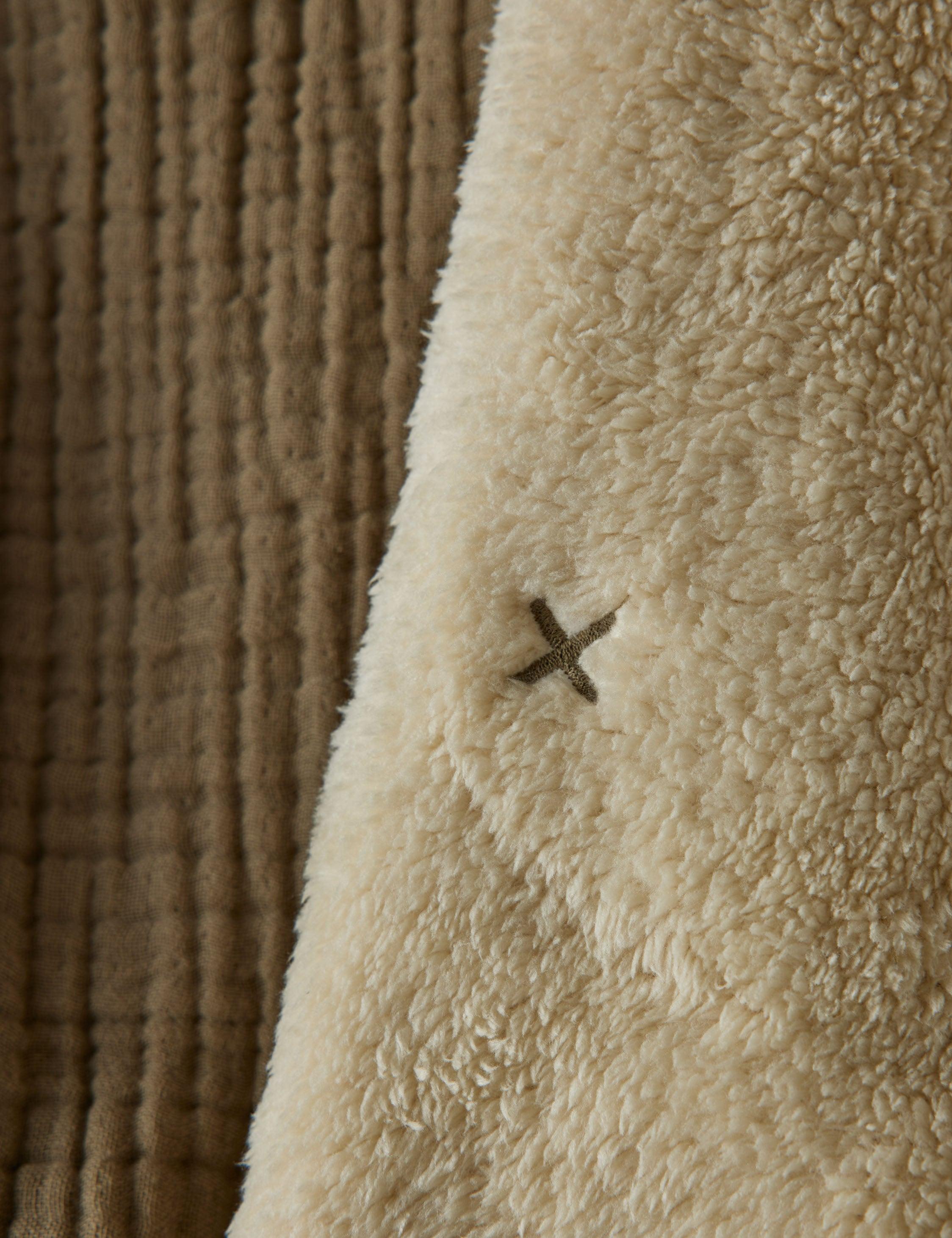 Alaia Sherpa Throw by House No. 23 - Moss