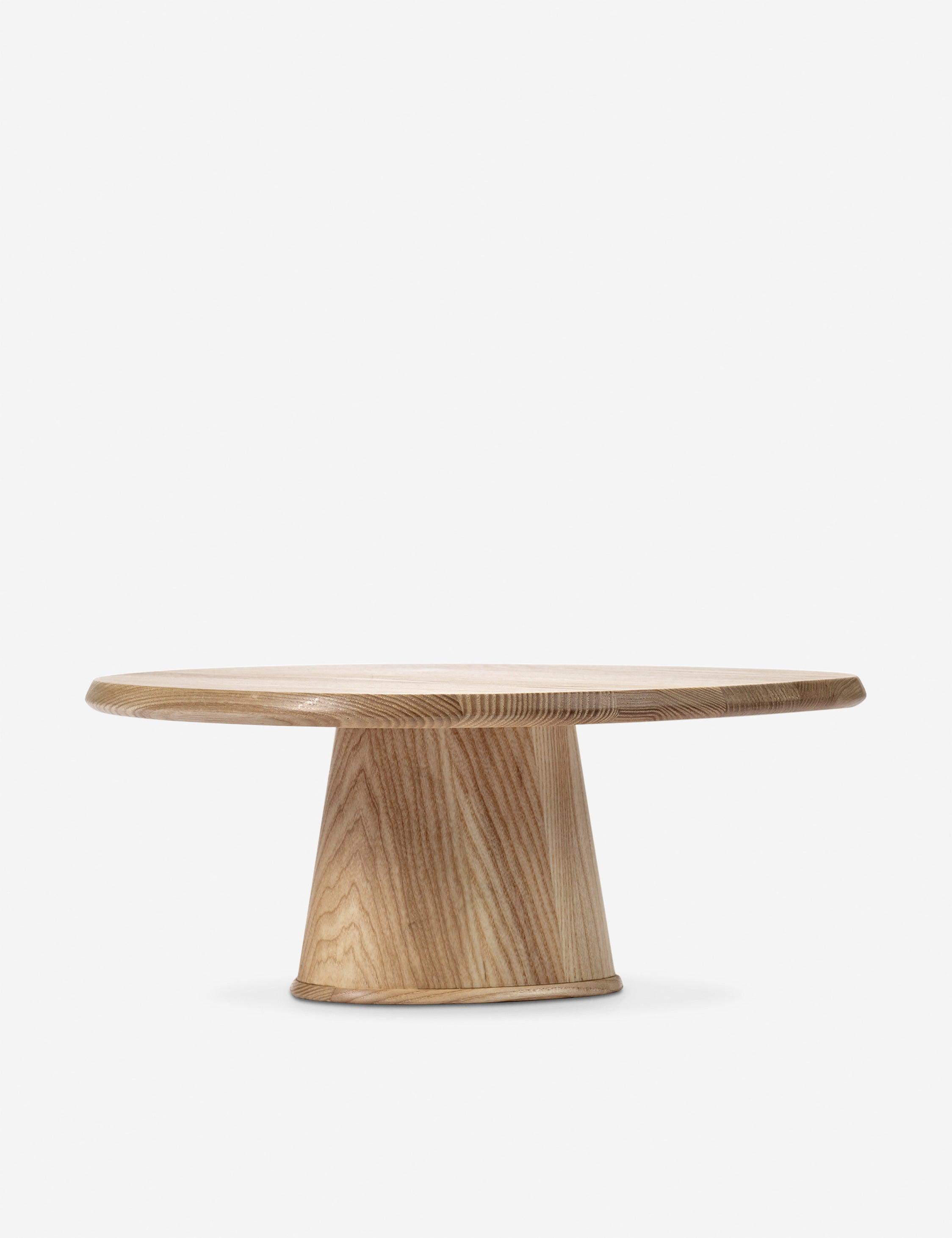 Dune Ash Wood Cake Stand by Kelly Wearstler x Serax - White Ash / Small