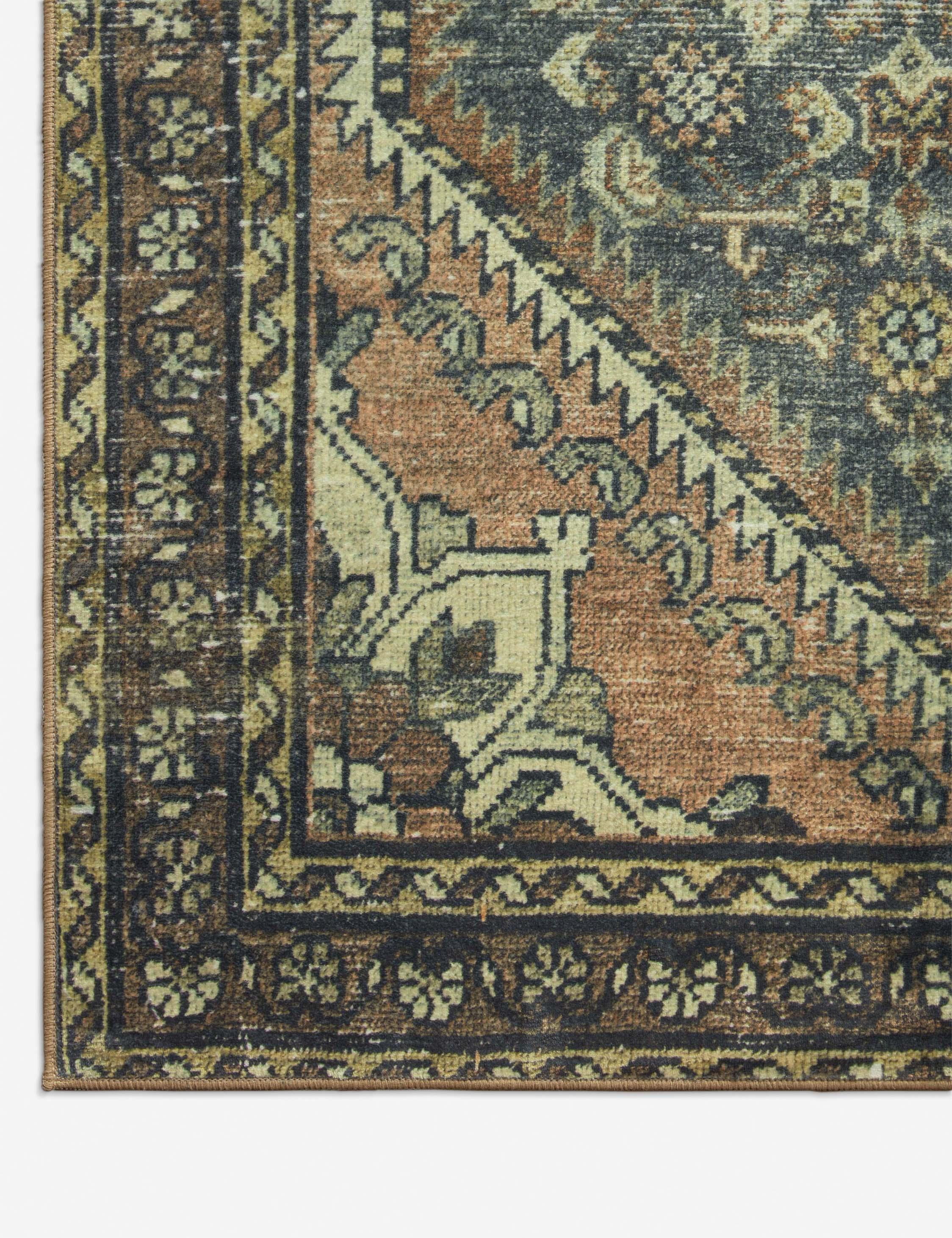 Banks I Rug by Magnolia Home by Joanna Gaines x Loloi - Denim and Clay / 2'6" x 7'6" Runner