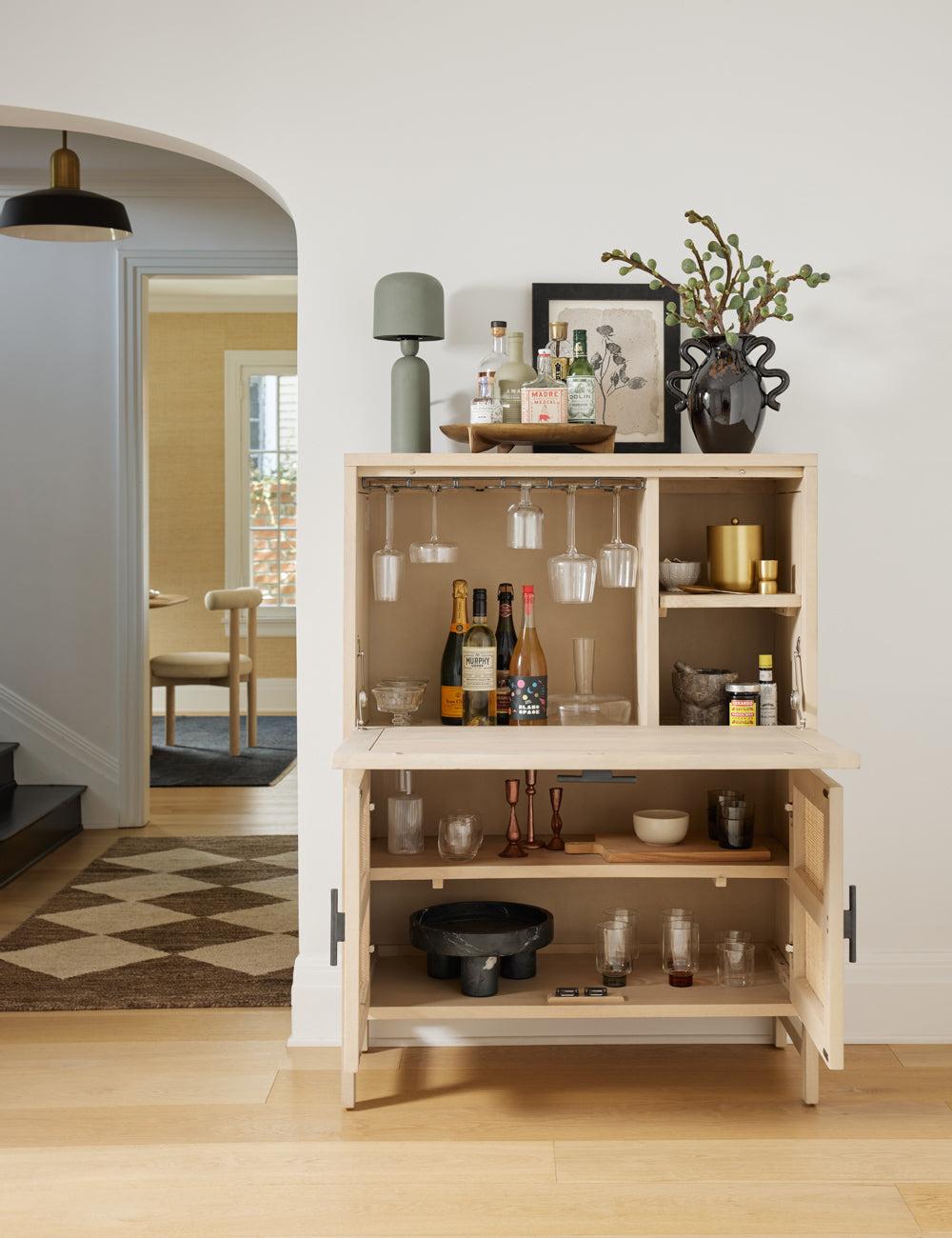Philene Bar Cabinet - Black