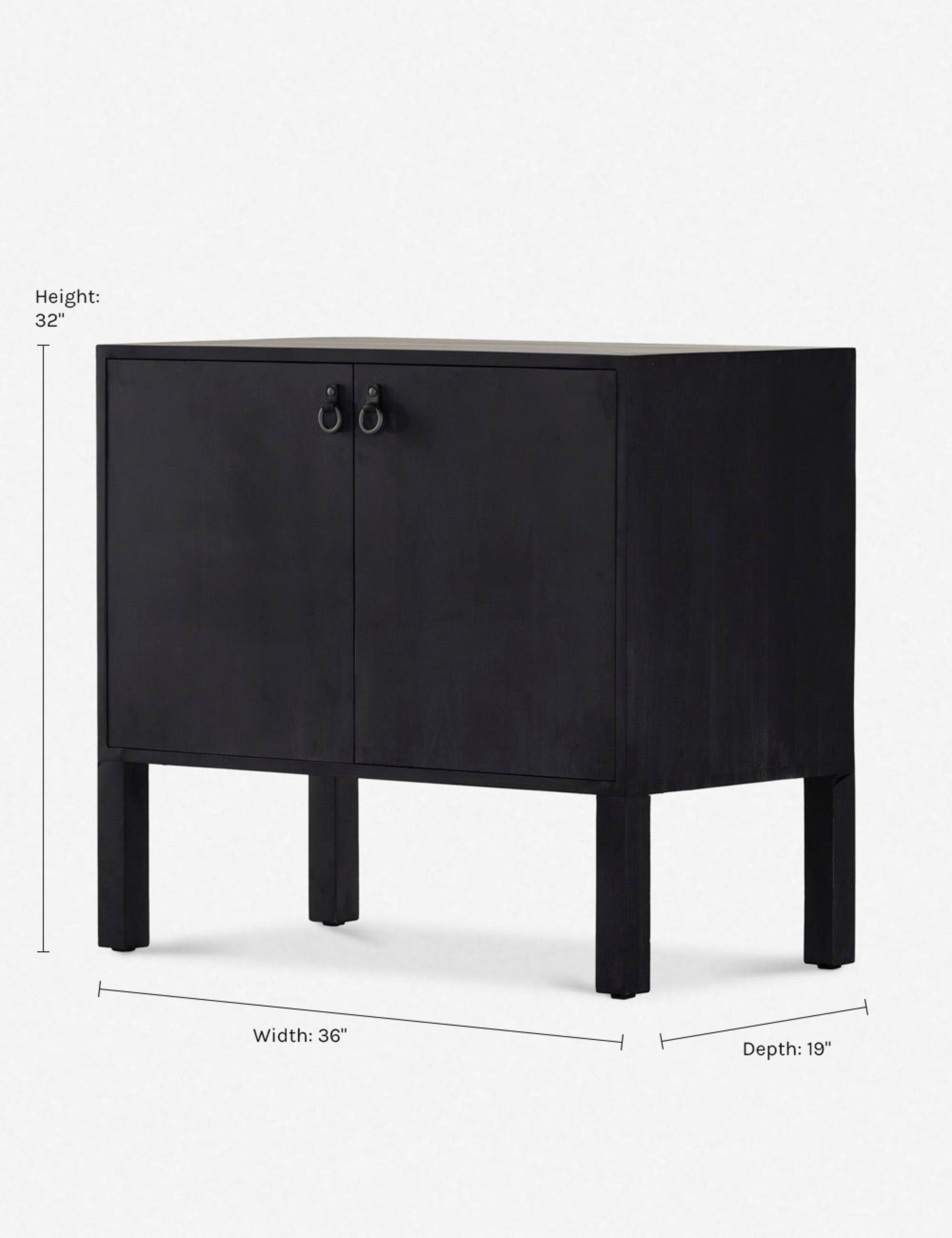 Beckett Bar Cabinet - Black