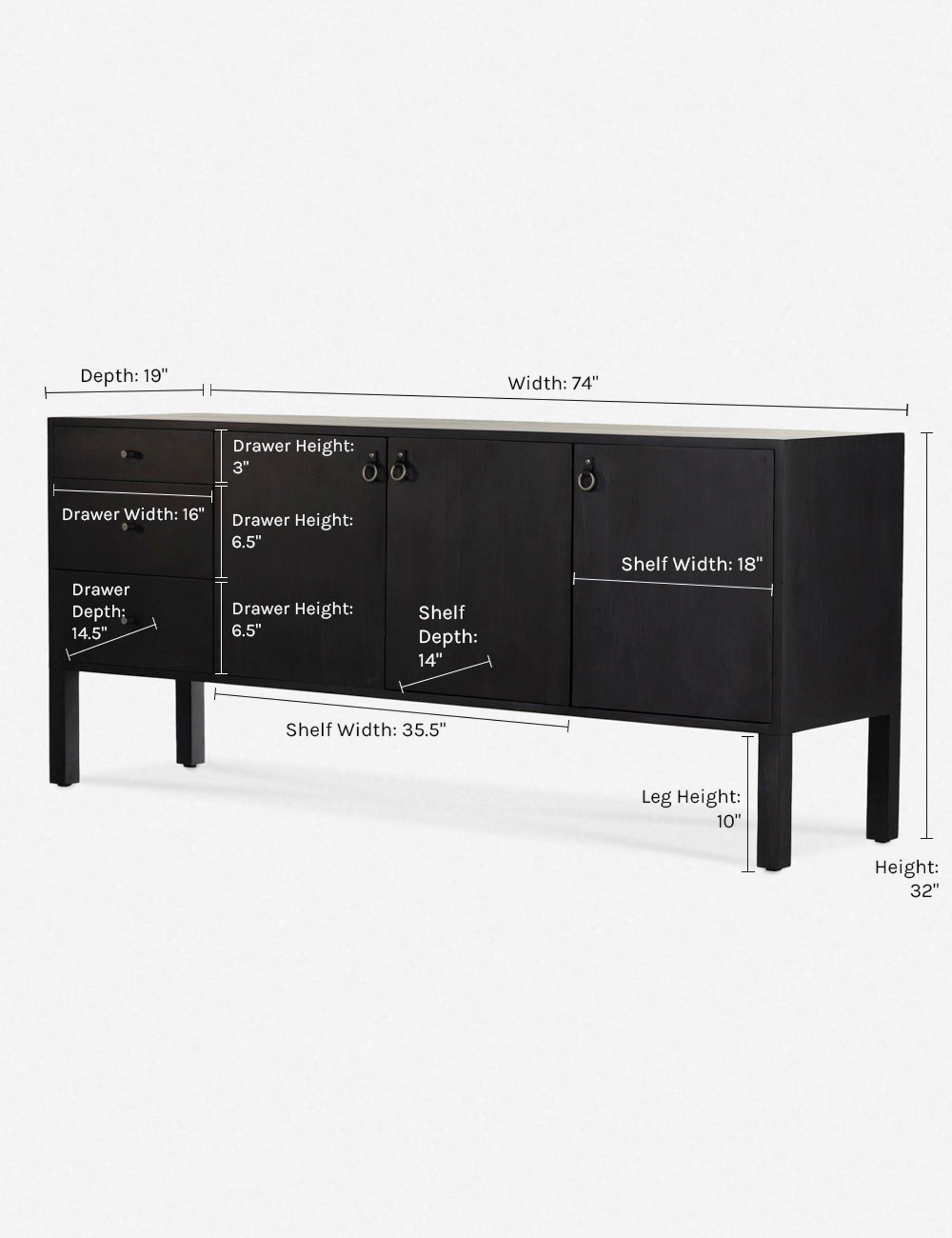 Beckett Sideboard - Black
