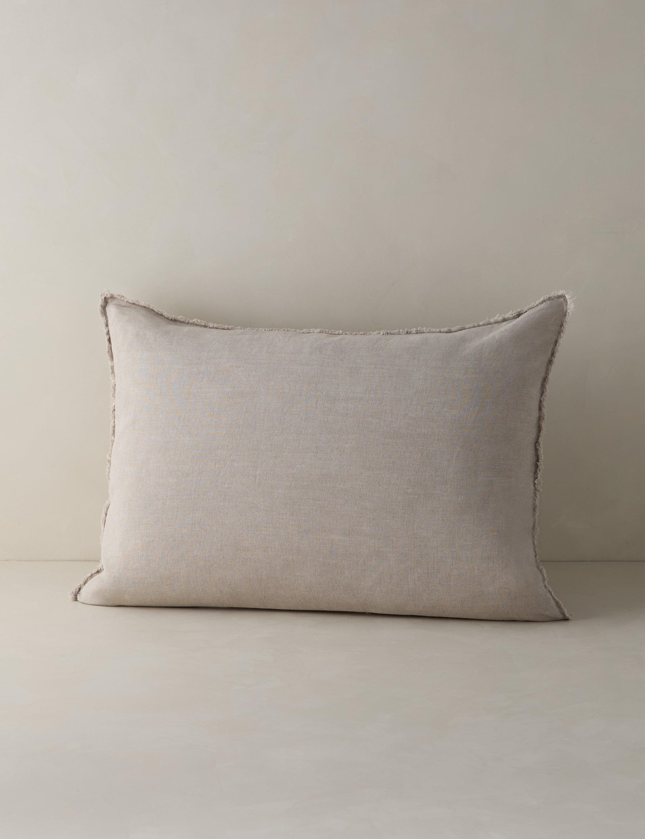 Blair Stonewashed Linen Sham by Pom Pom at Home - Taupe / Standard