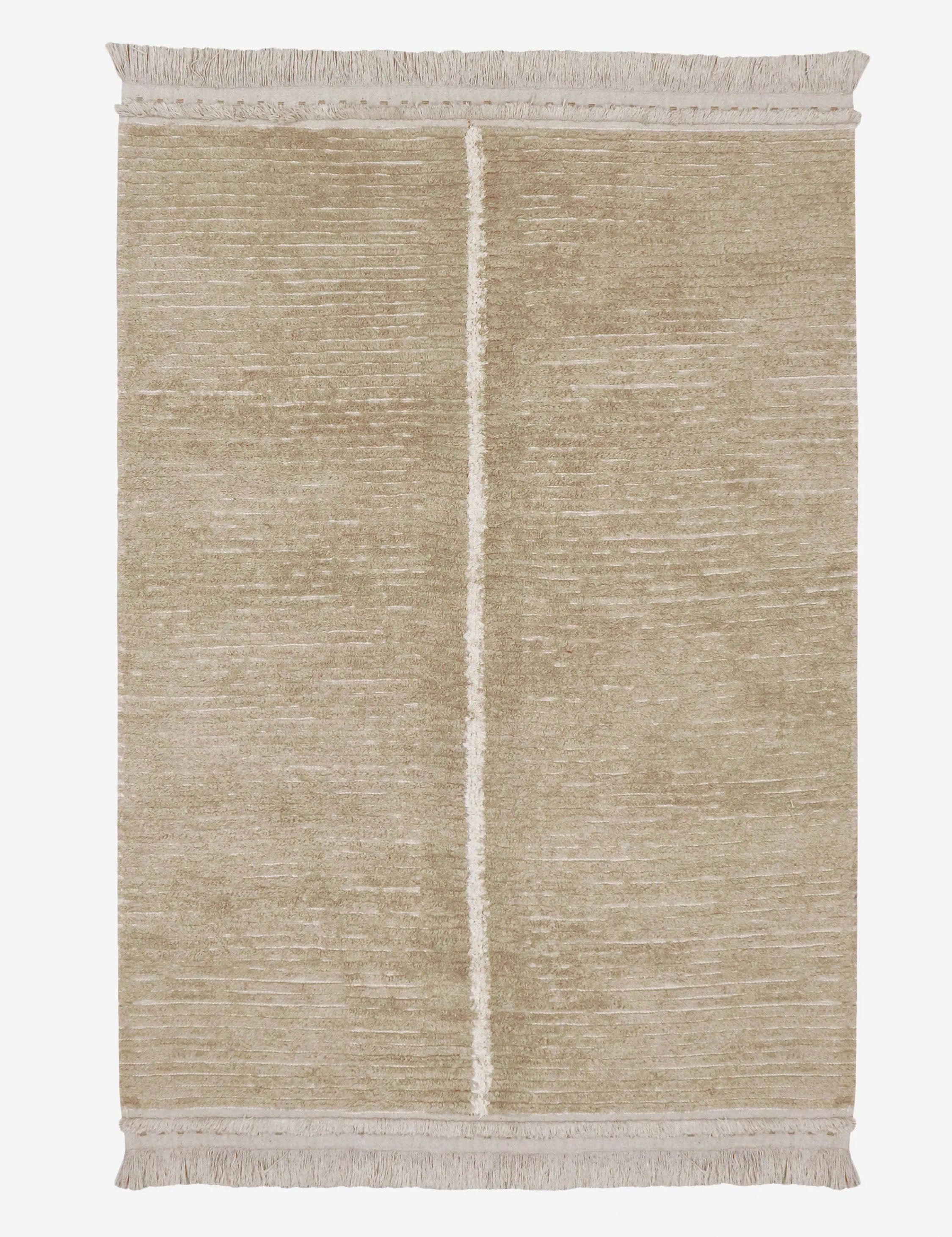 Duetto Reversible Washable Rug by Lorena Canals - Green / 4' 7'' x 6' 7''