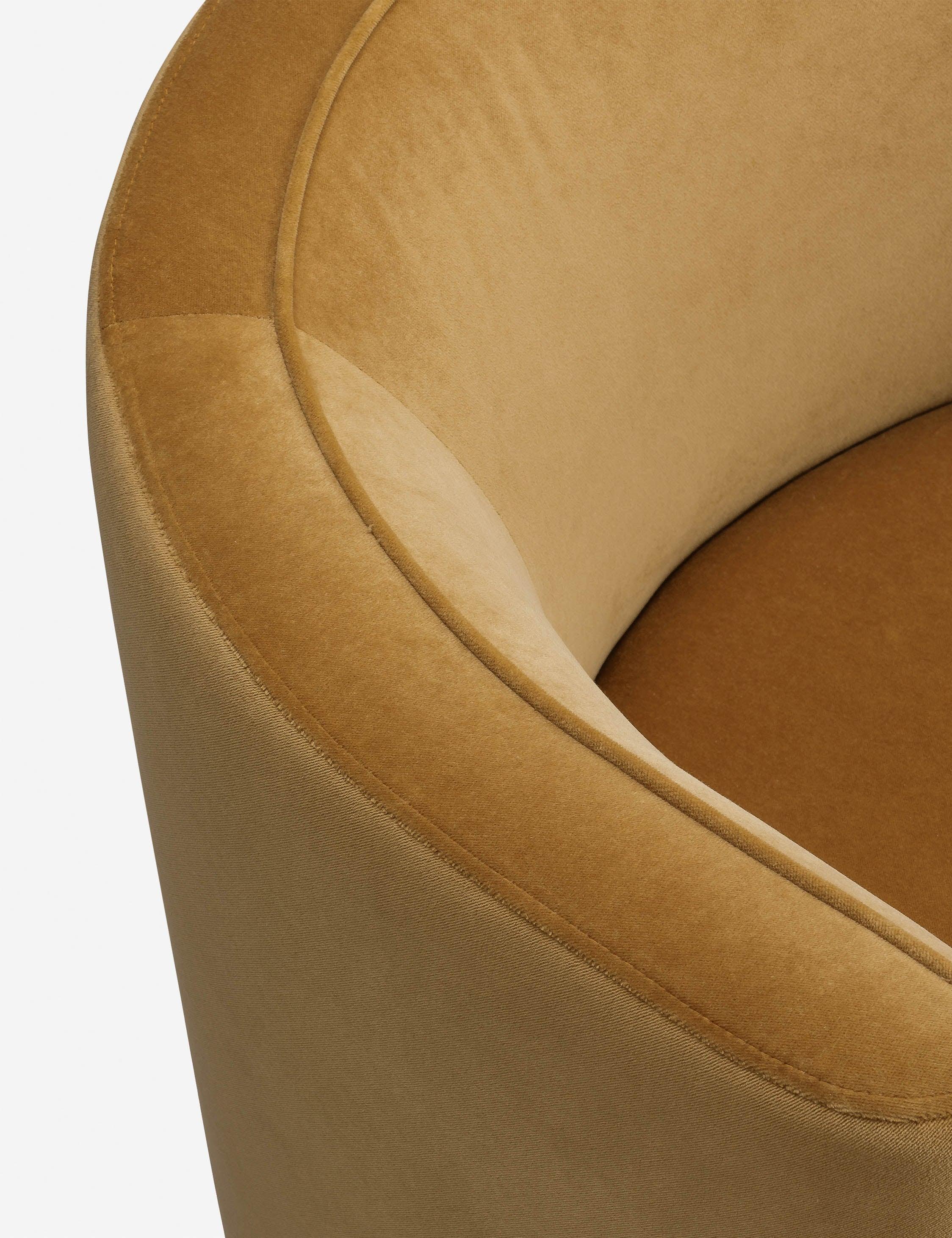 Haynes Accent Chair - Ochre Velvet