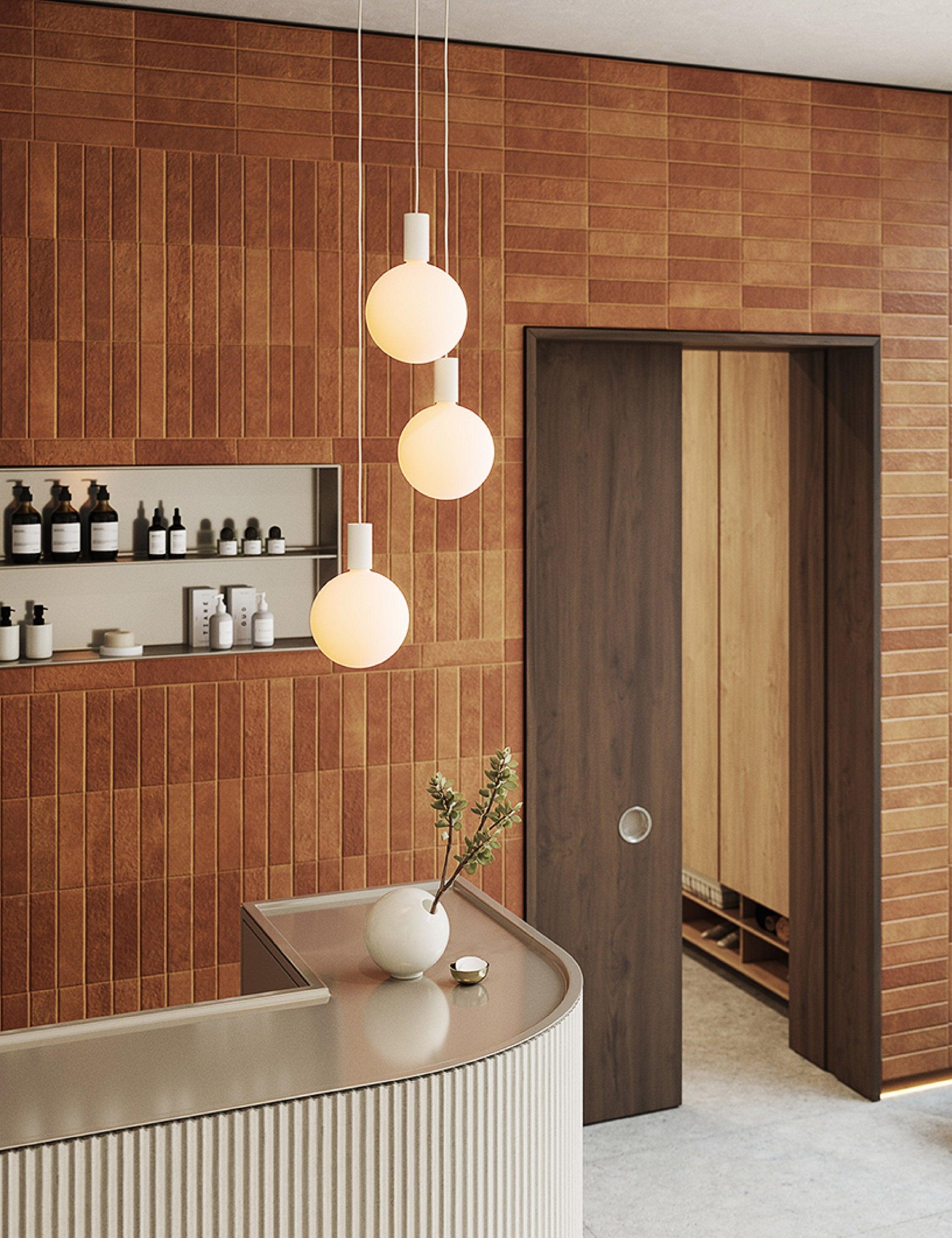 Alumina Triple Pendant Light by Tala - White / 10"Dia