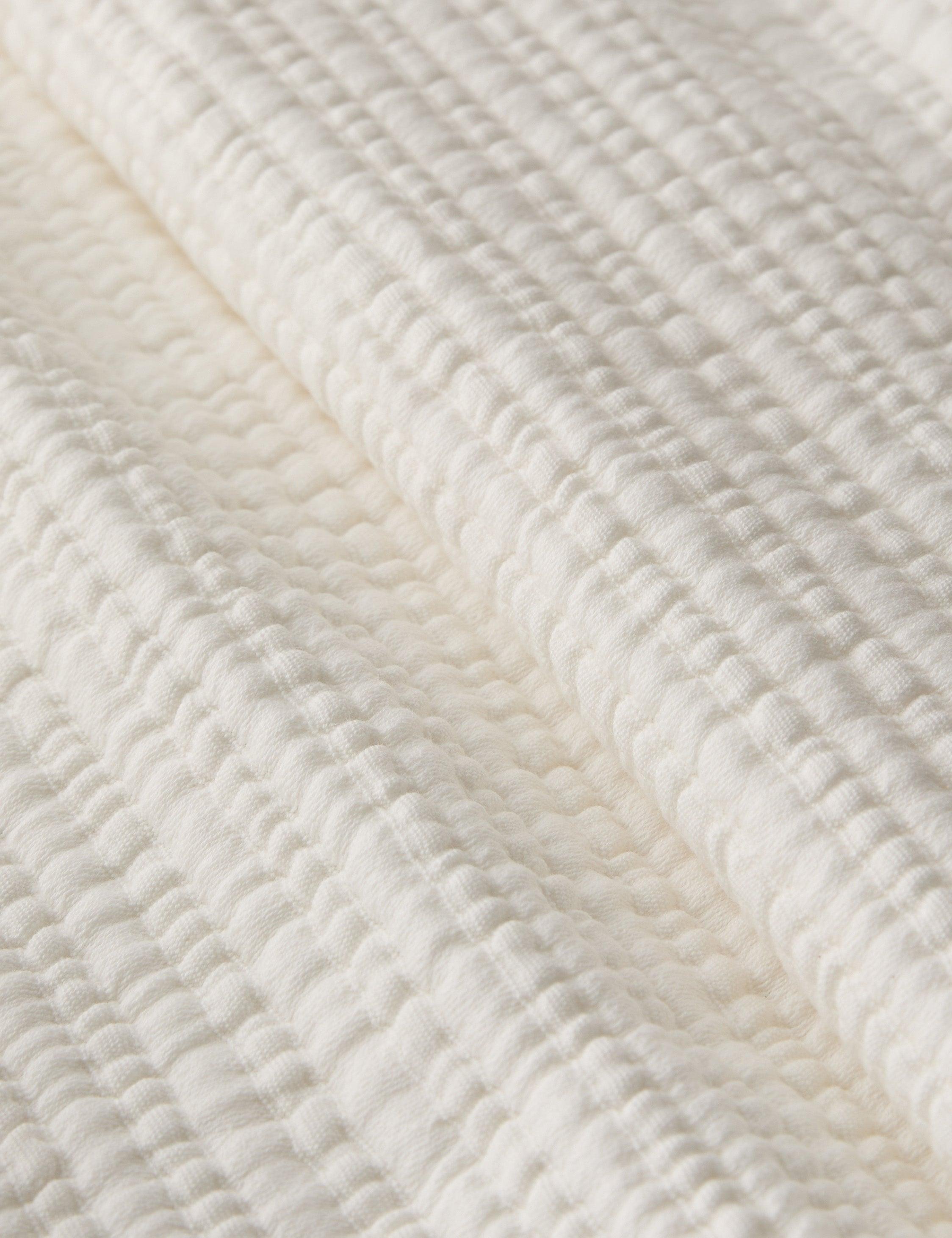 Chatham Cotton Matelasse Coverlet by Pom Pom at Home - Cream / Queen