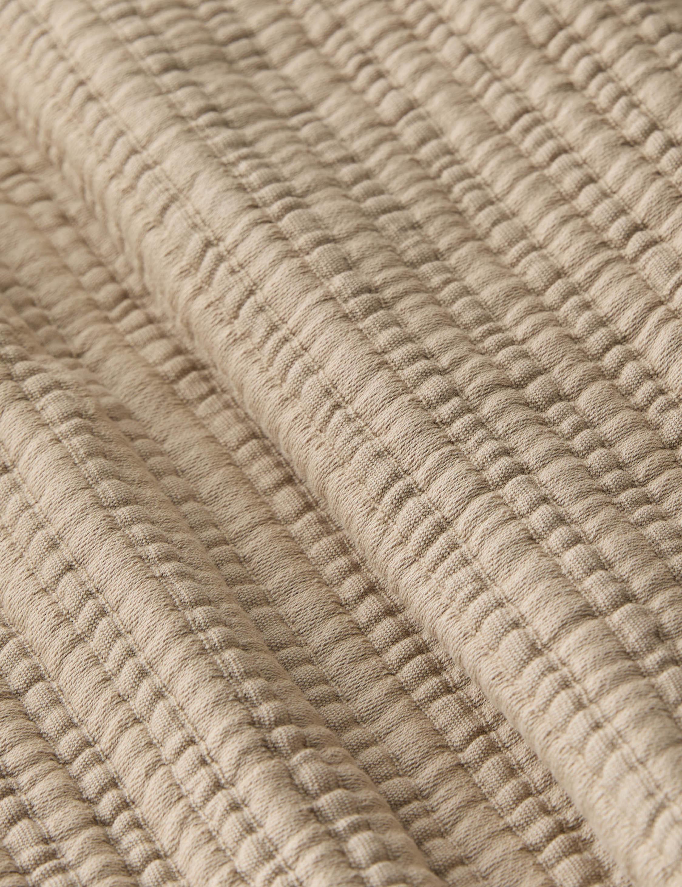 Chatham Cotton Matelasse Coverlet by Pom Pom at Home - Natural / King