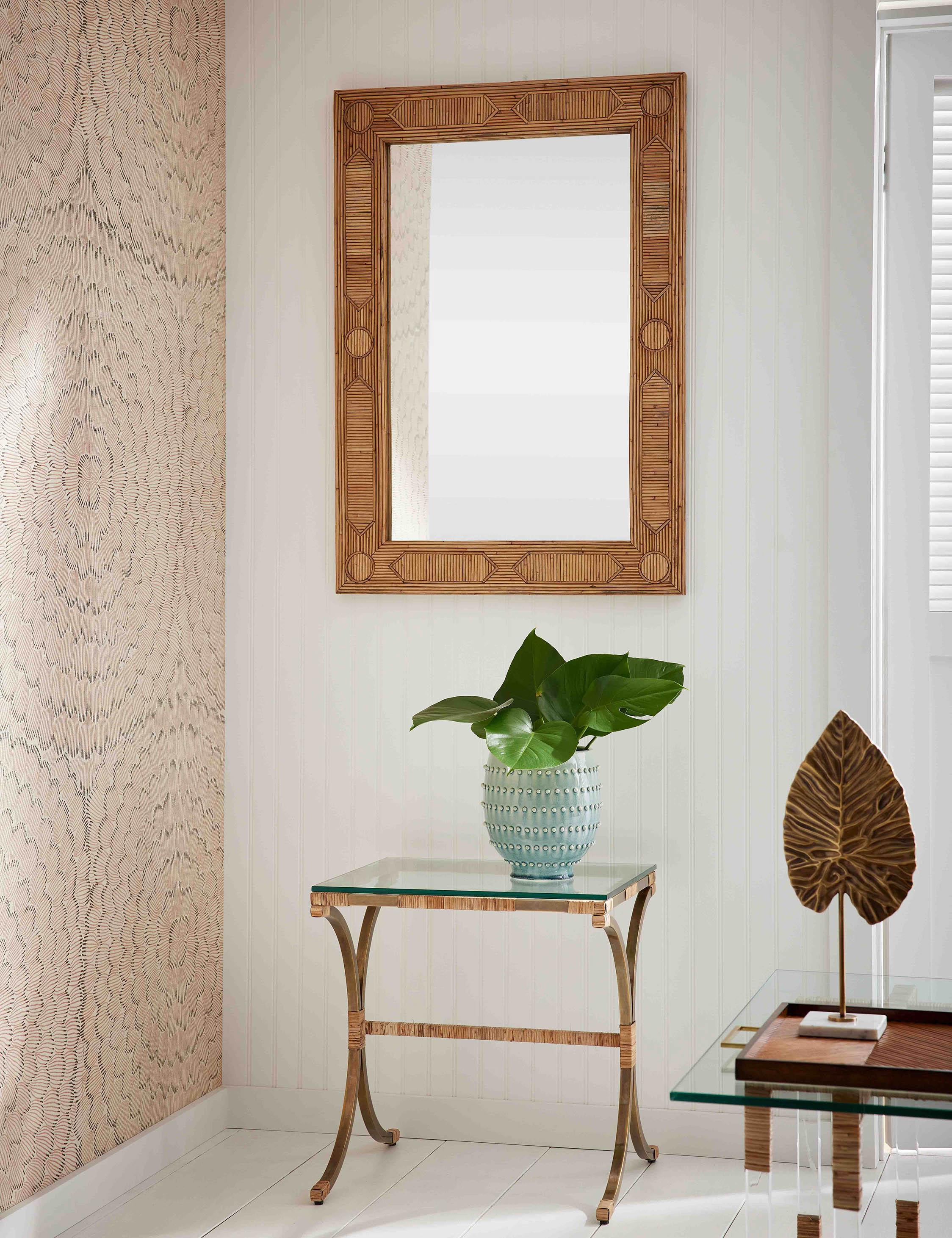 Arteriors Madeline Mirror by Celerie Kemble - Brown