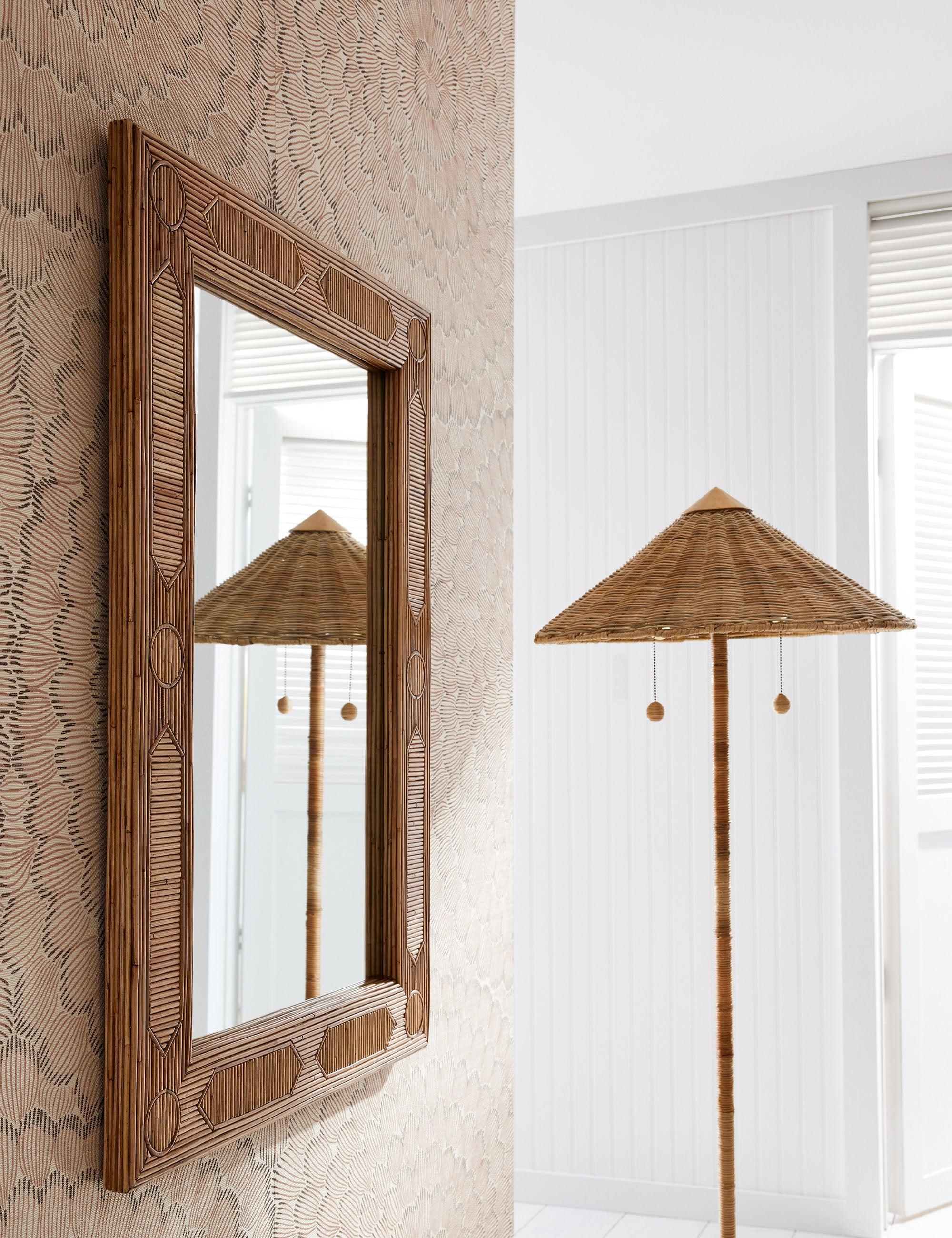 Arteriors Madeline Mirror by Celerie Kemble - Brown