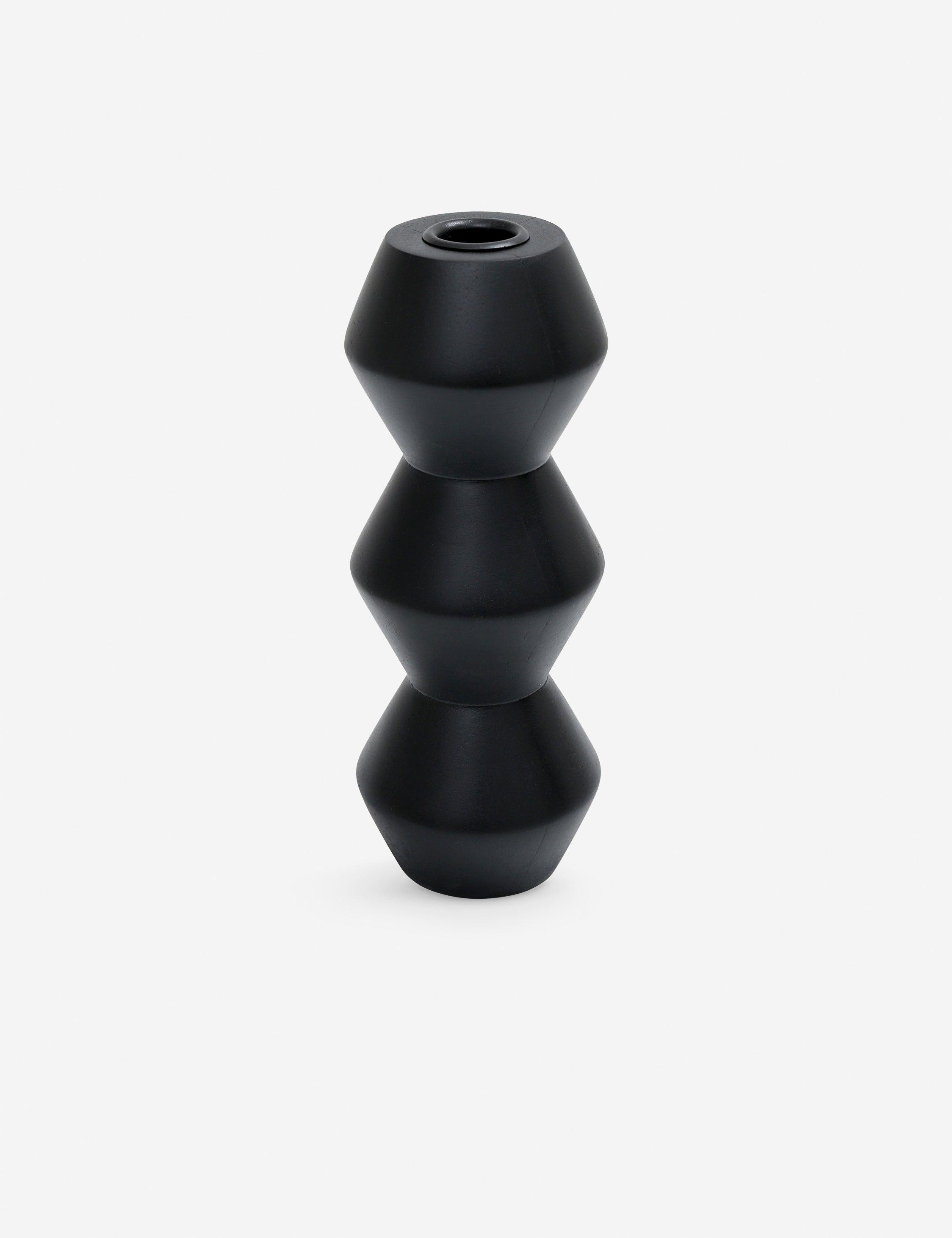 Mancha Candle Holder - Black/Large