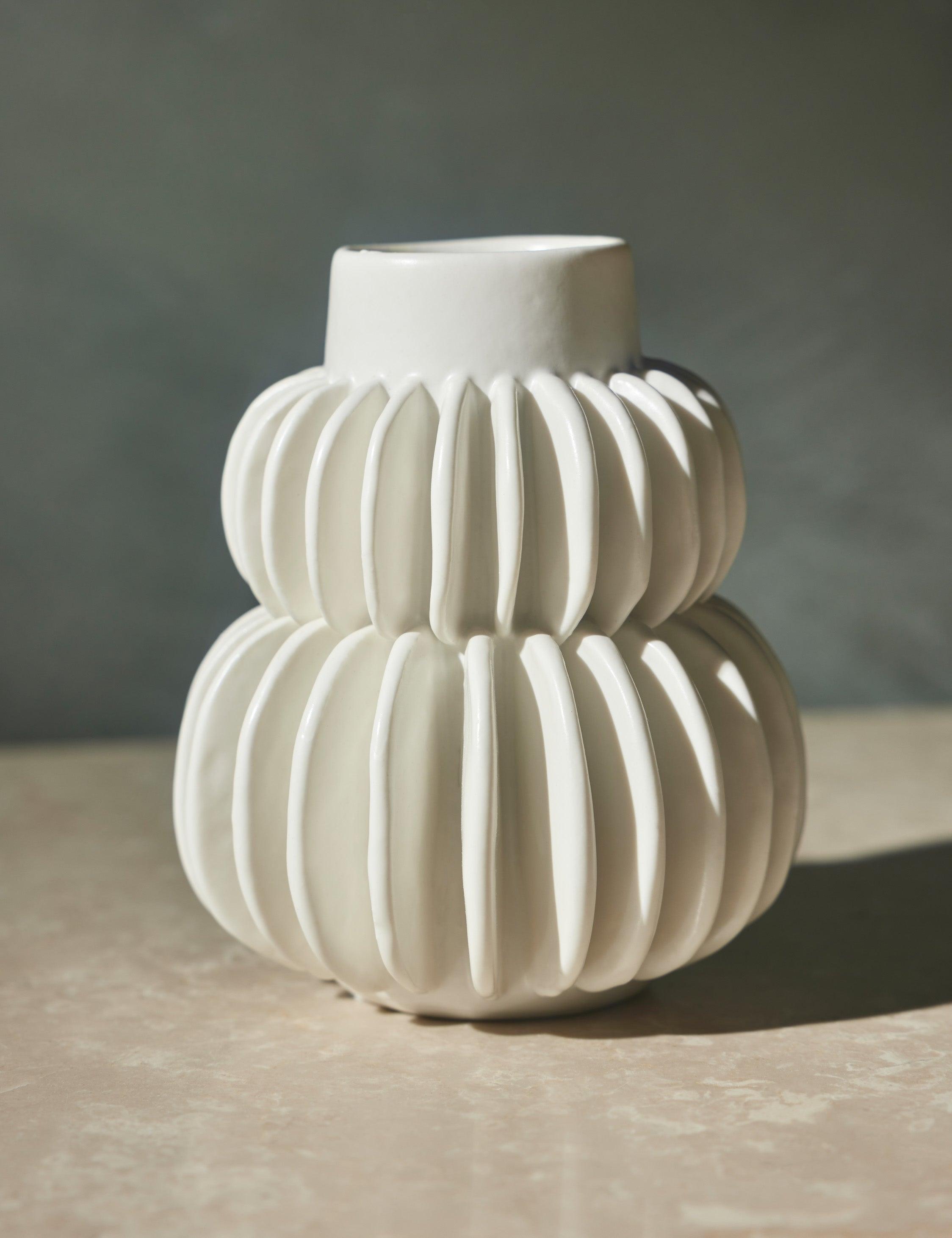 Delilah Vase - White