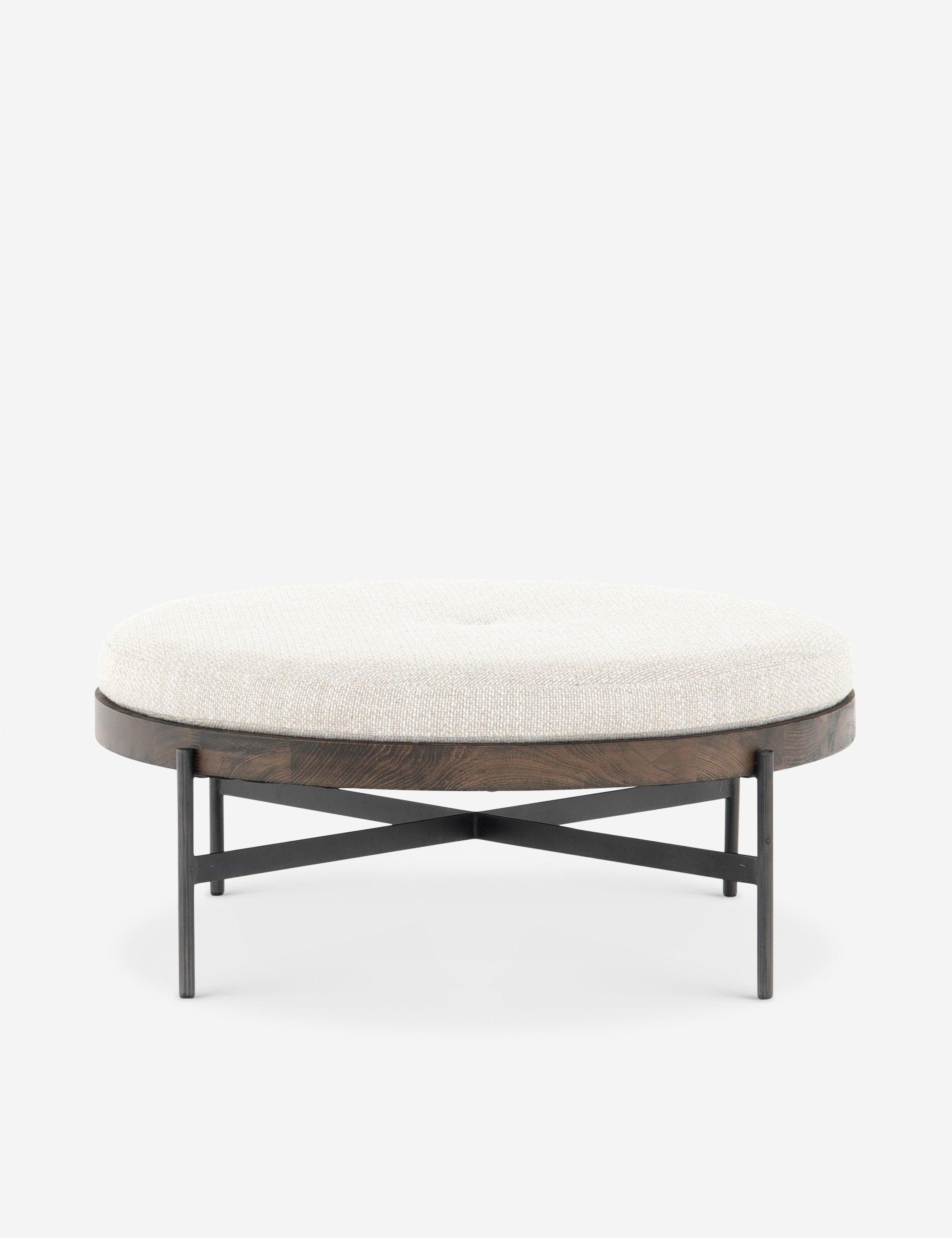Emile Round Ottoman - Large