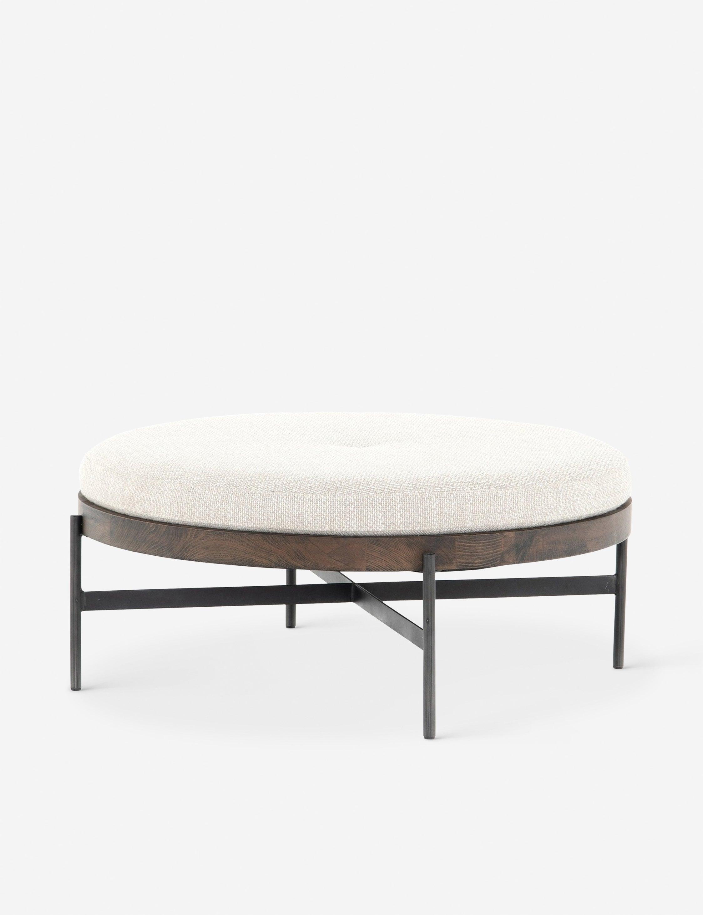 Emile Round Ottoman - Large