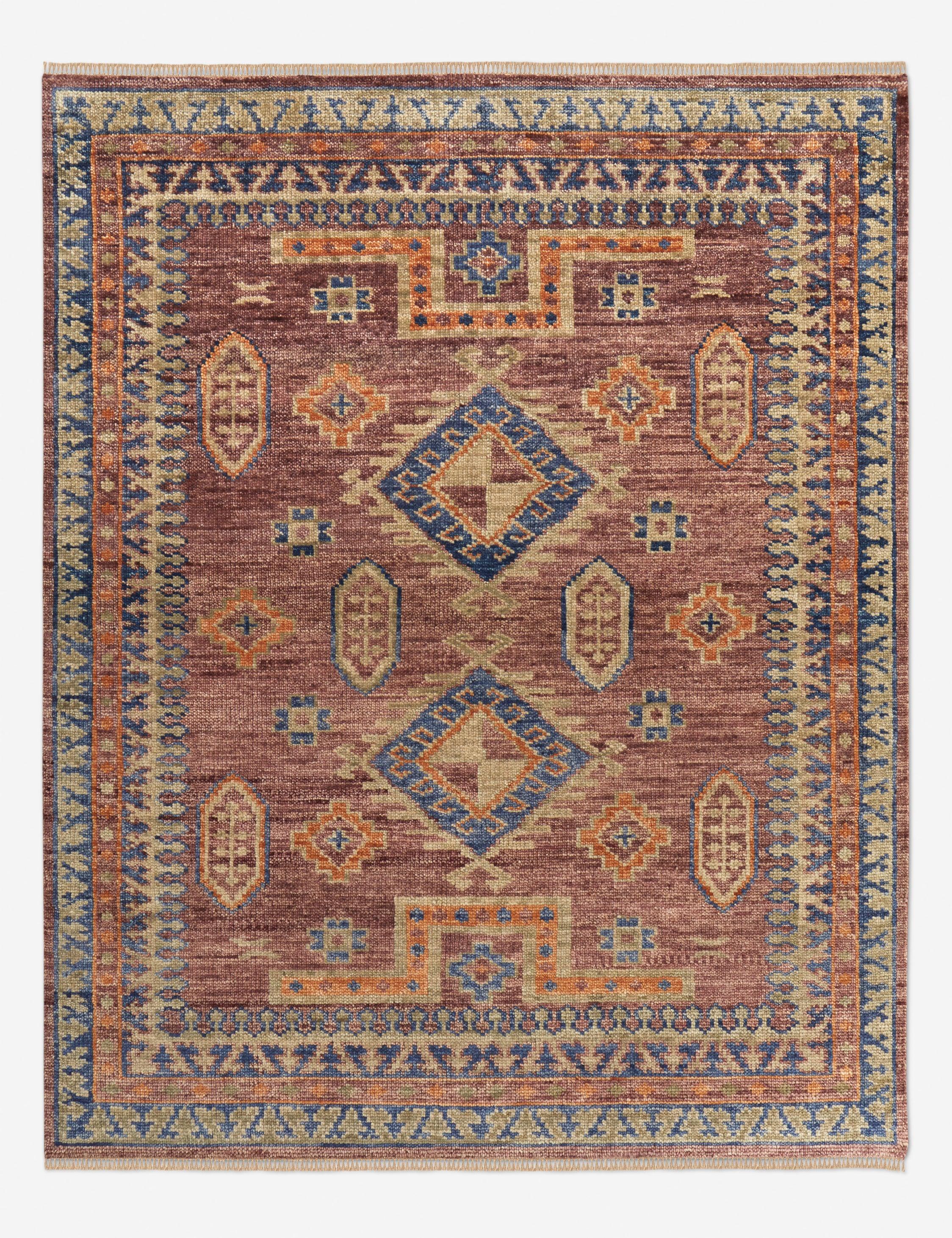 Cornado Hand-Knotted Wool Rug - Red / 9' x 12'
