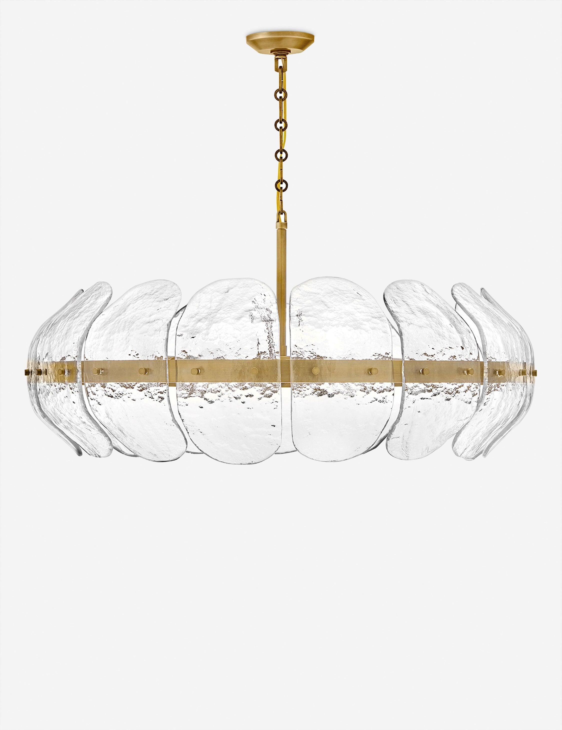 Bascom Drum Chandelier - Brass / 38.5"Dia