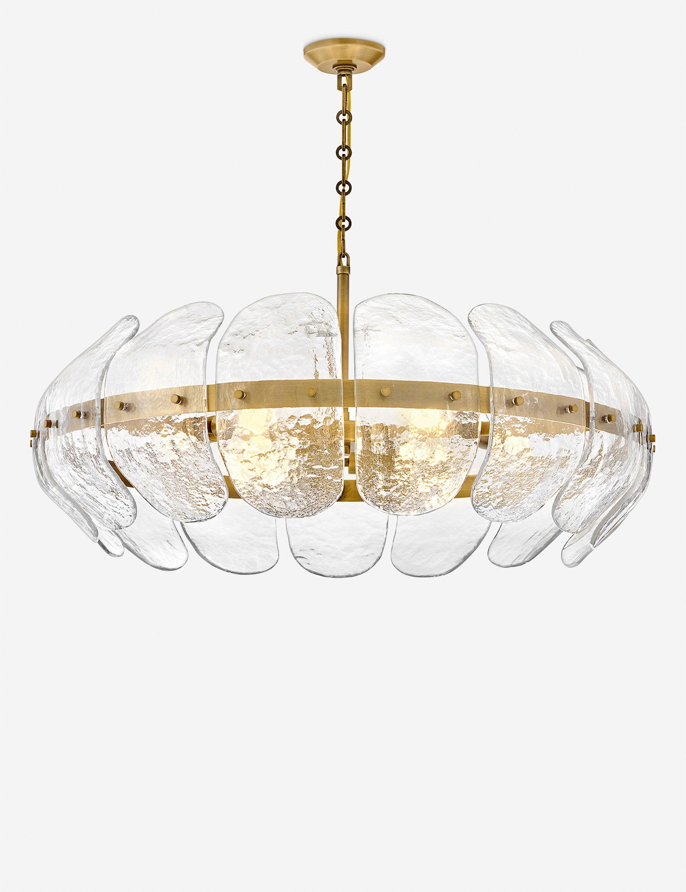 Bascom Drum Chandelier - Brass / 38.5"Dia