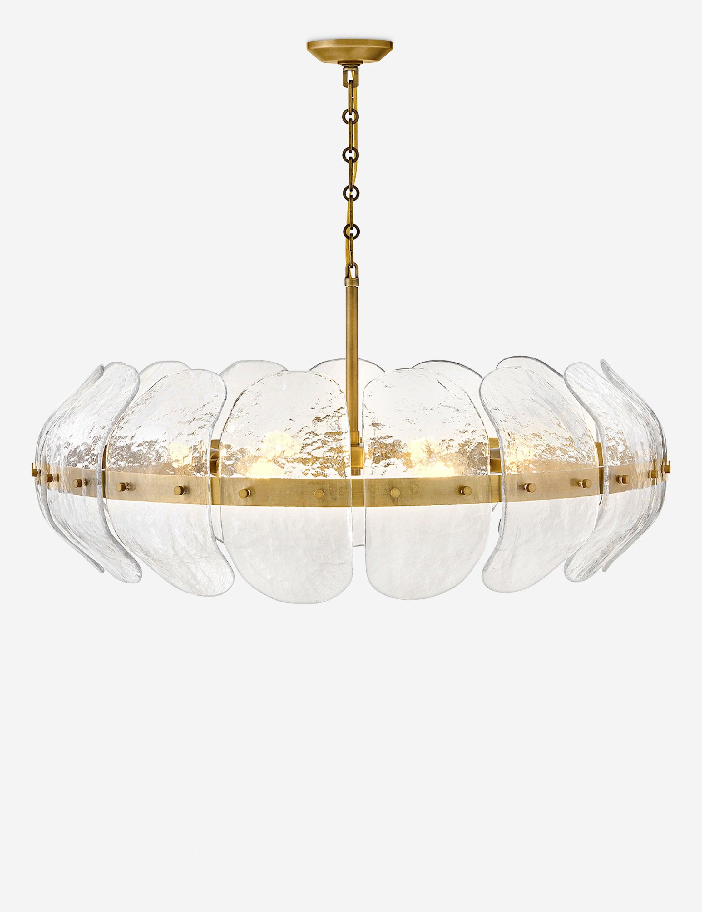 Bascom Drum Chandelier - Brass / 38.5"Dia