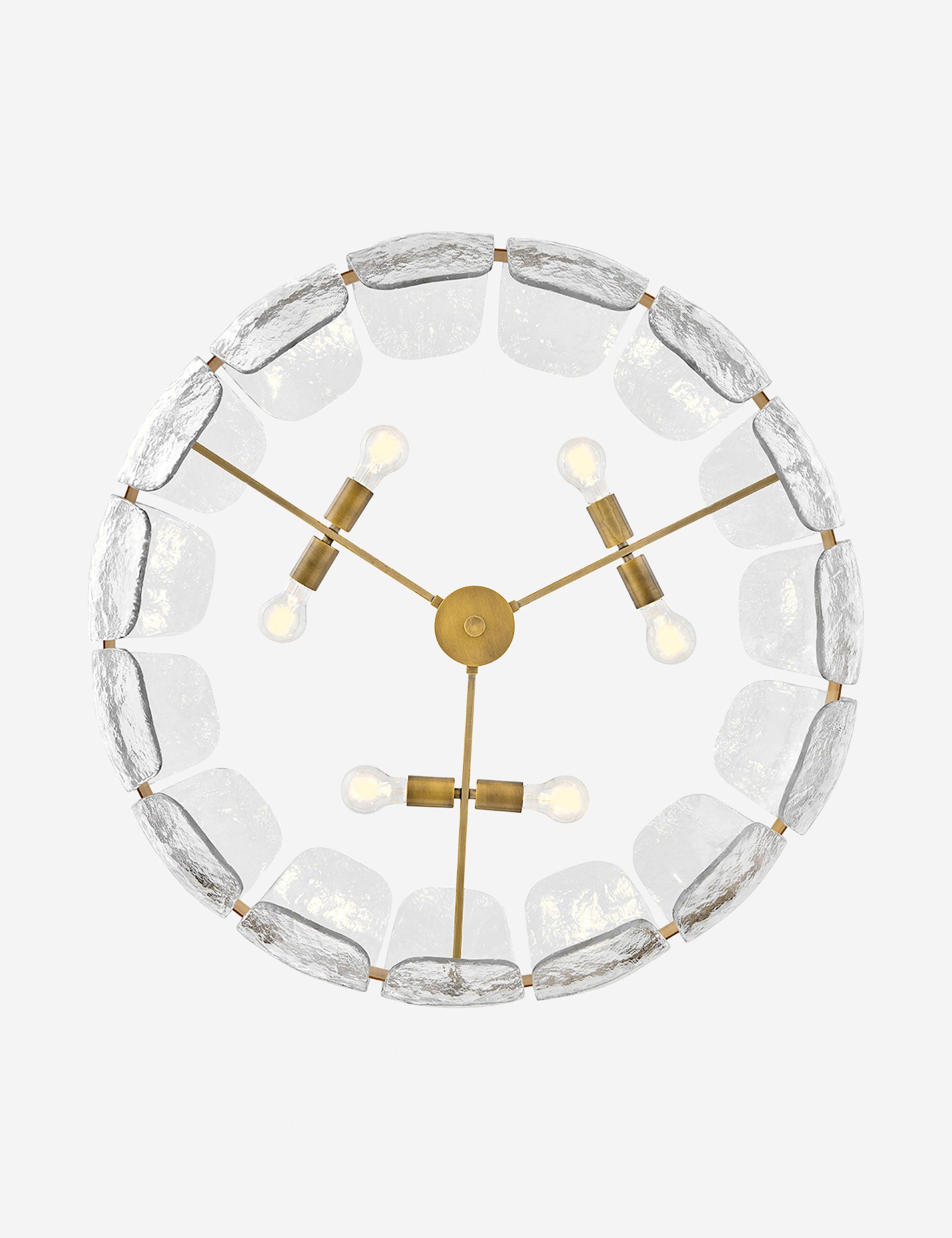 Bascom Drum Chandelier - Brass / 38.5"Dia