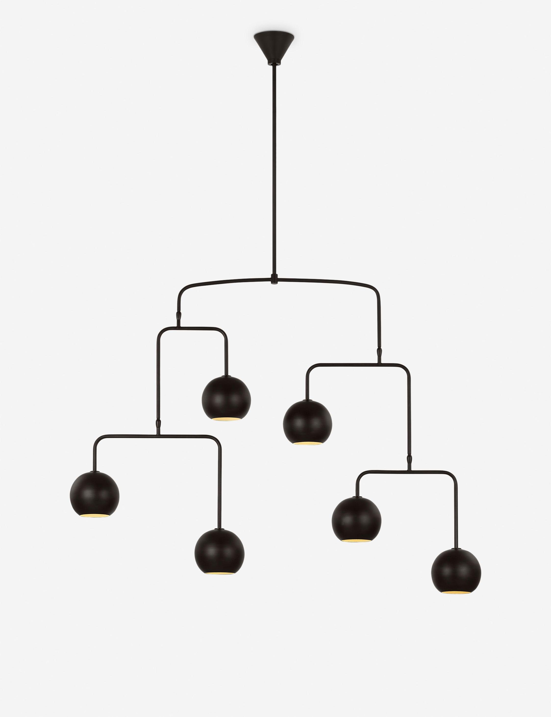Chaumont Extra Large Chandelier by Christiane Lemieux - Aged Iron / 50"Dia