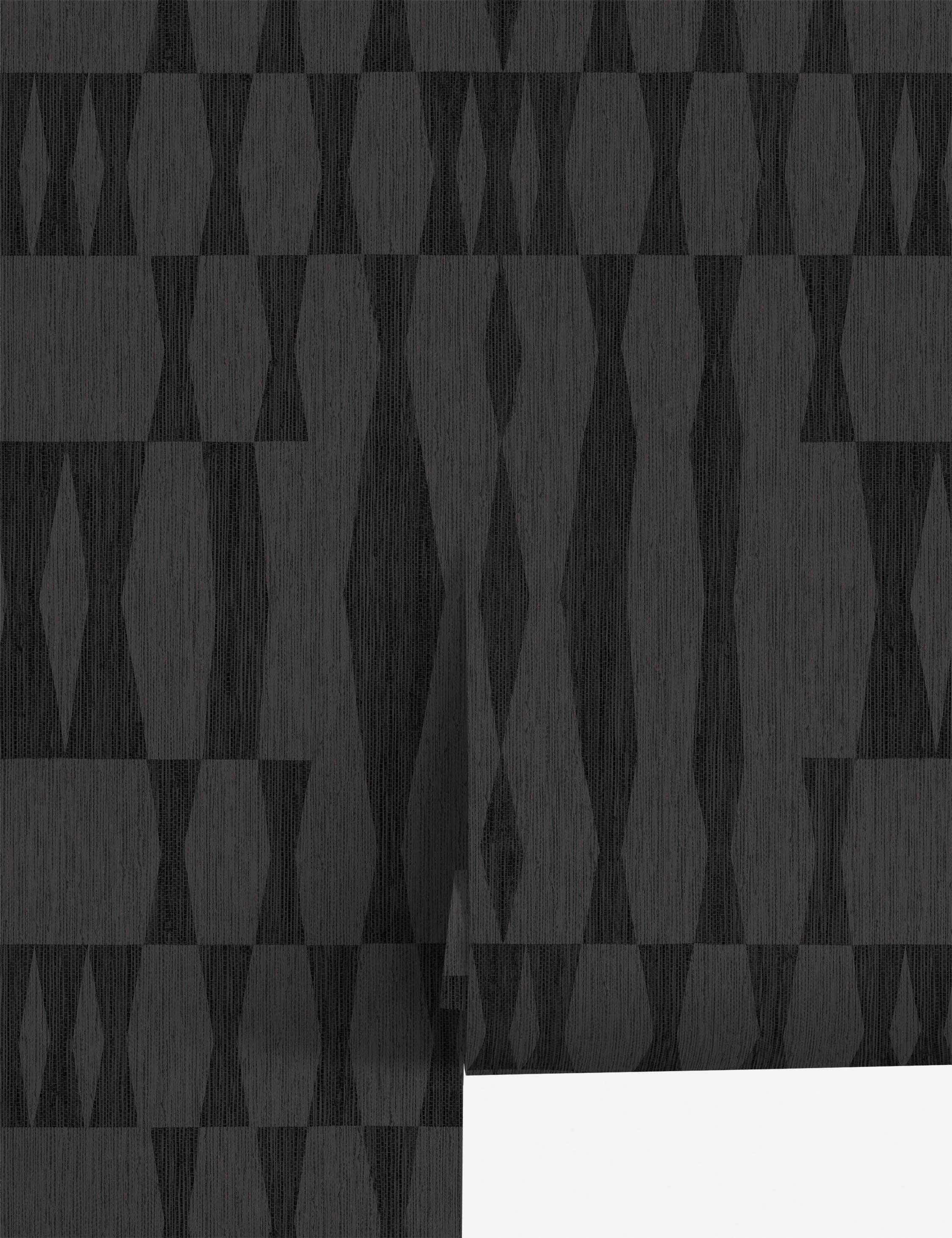 Mirin Peel + Stick Wallpaper - Textured Carbon