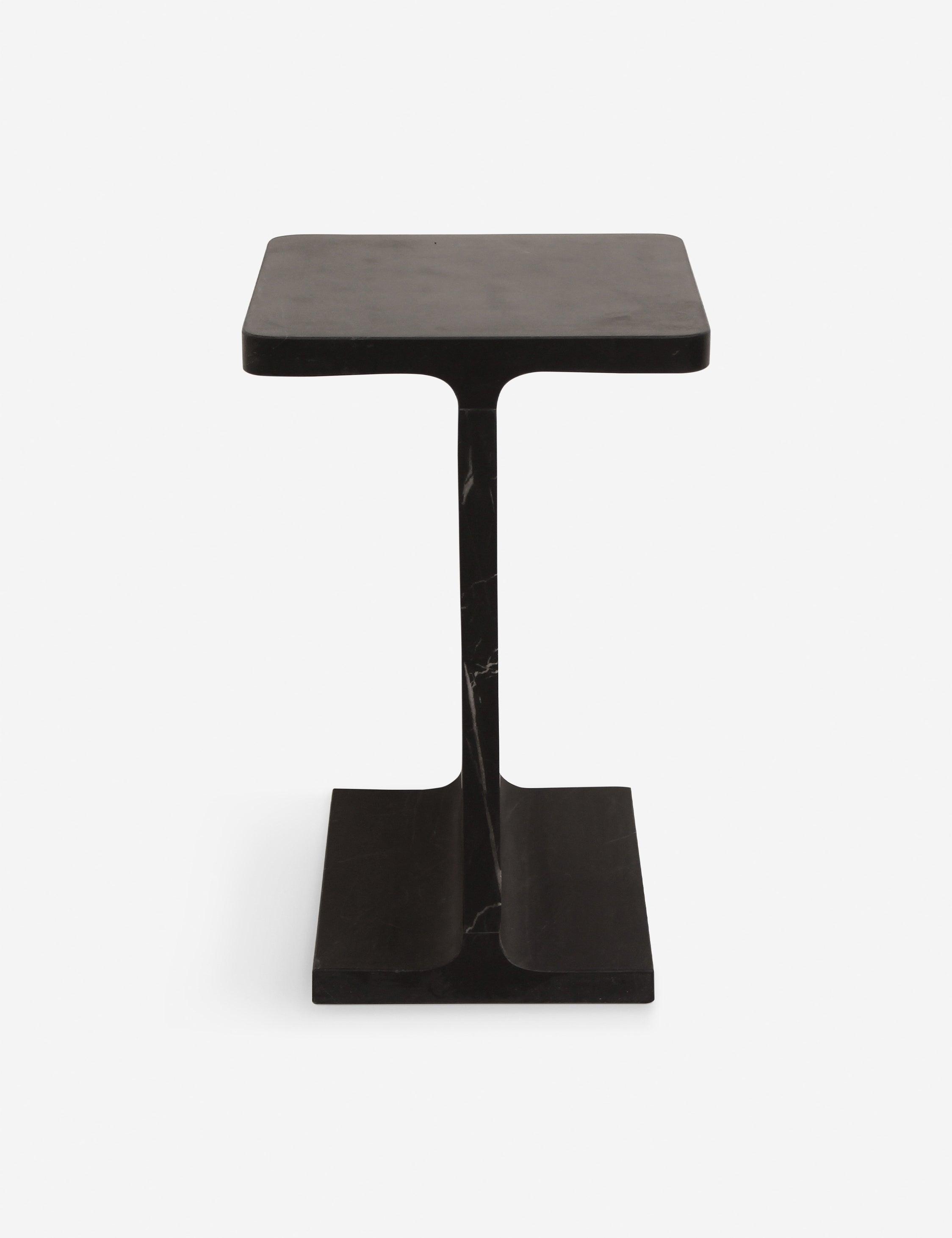 Acadia Side Table - Black Marble