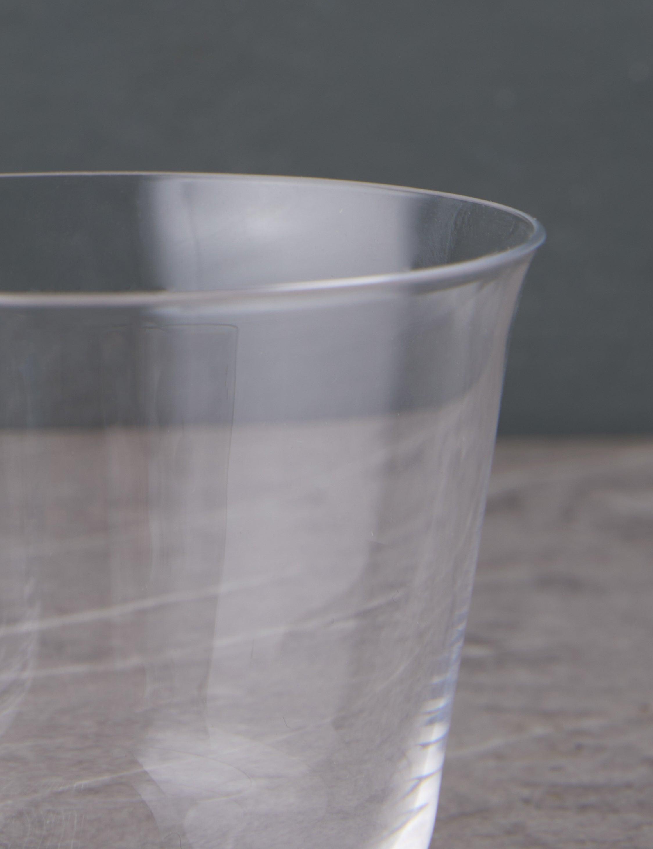 Grace Leadfree-Crystal Glassware by Ann Demeulemeester x Serax - Clear / Stemless Wine Glasses -Set of 4