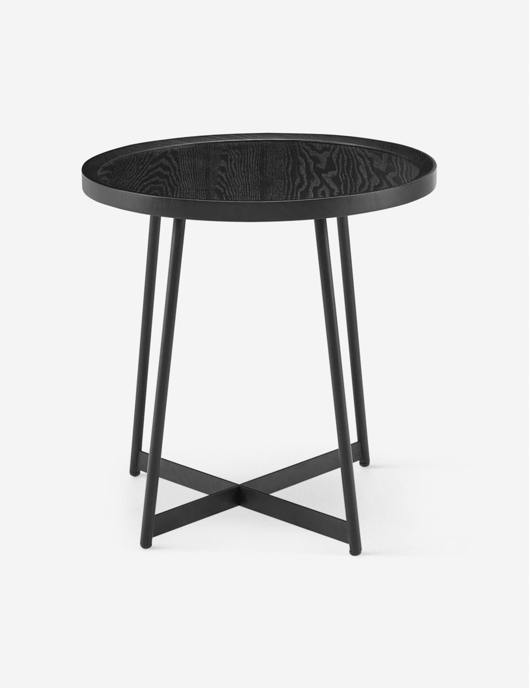 Gweneth Side Table - Black Ash