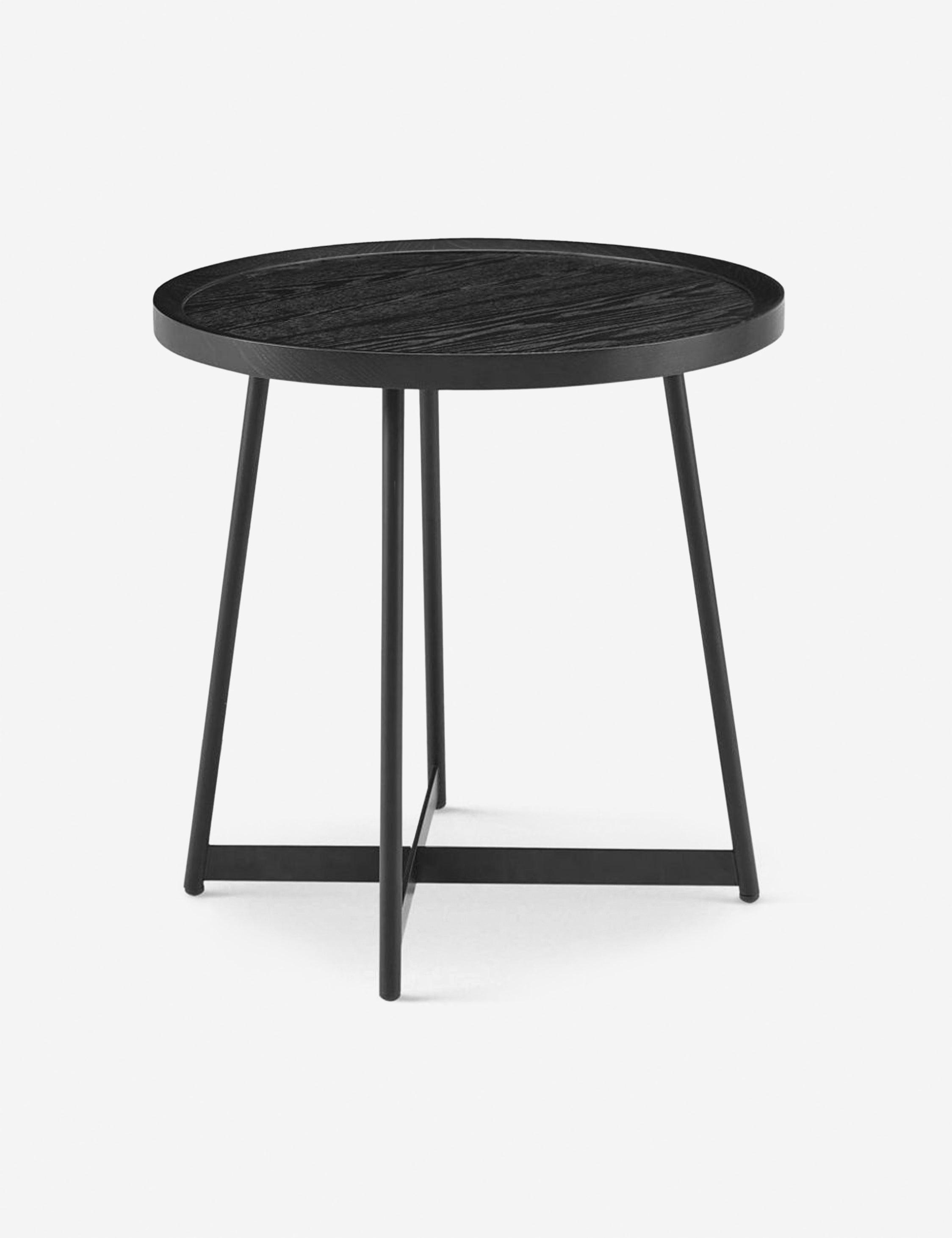 Gweneth Side Table - Black Ash