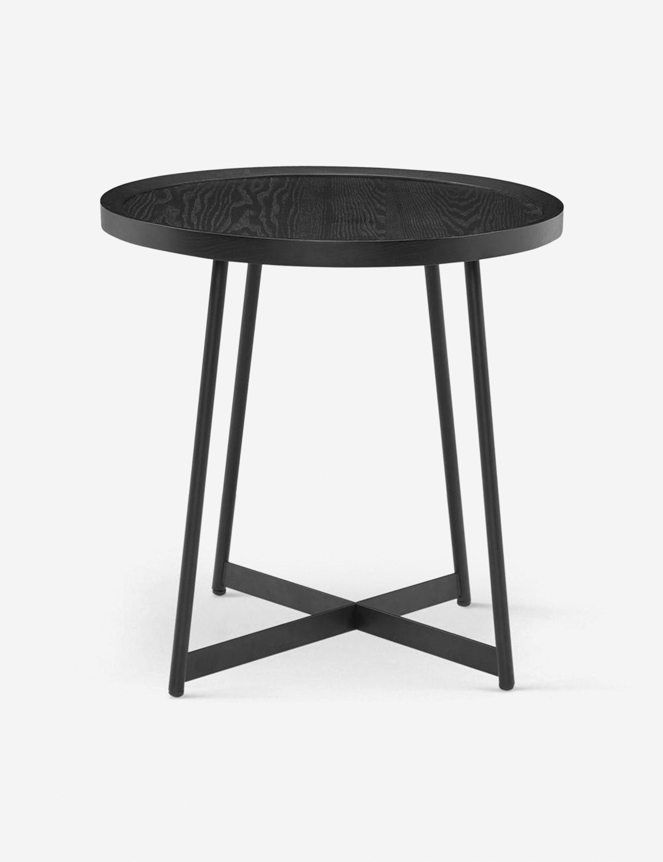 Gweneth Side Table - Black Ash