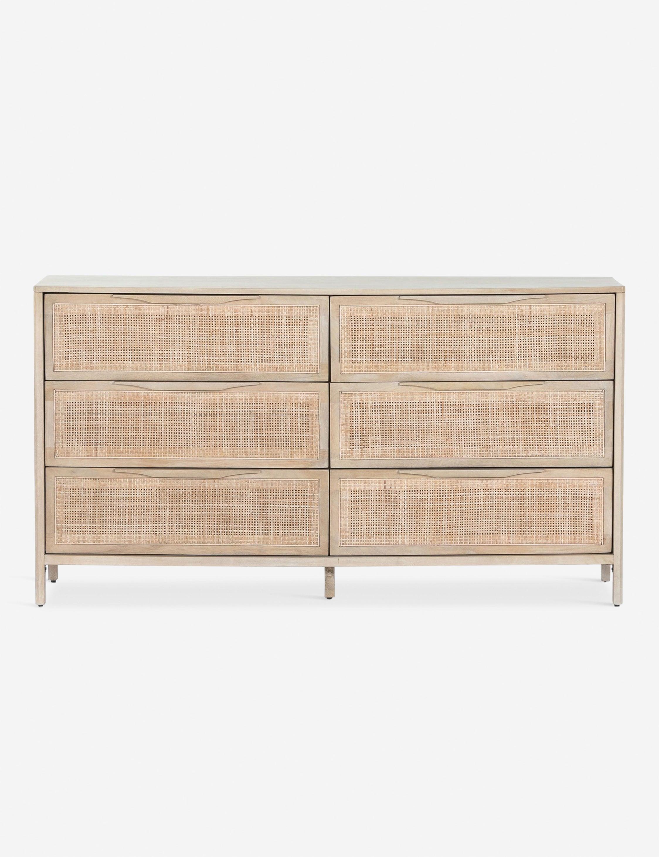 Hannah 6-Drawer Dresser - Natural