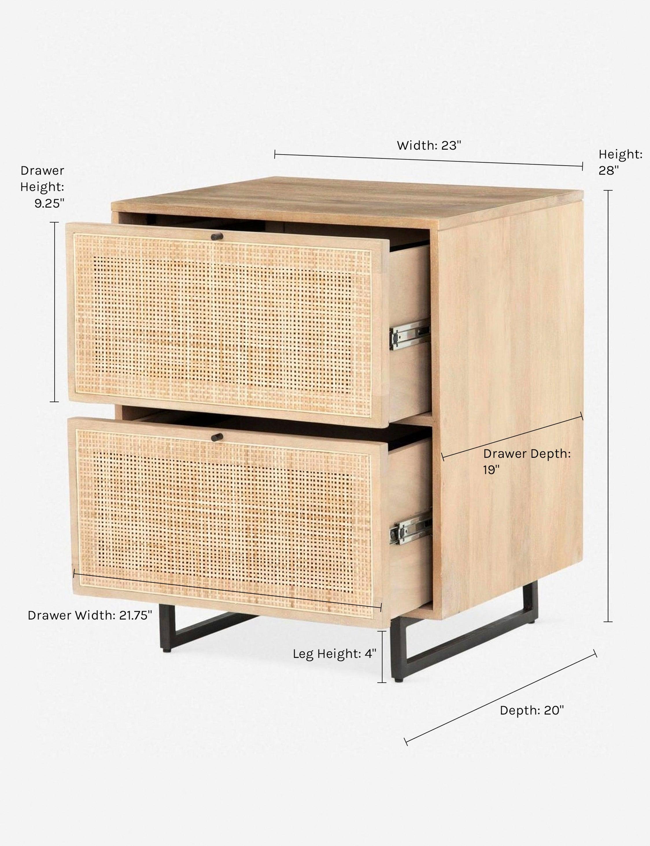 Hannah Filing Cabinet - Natural