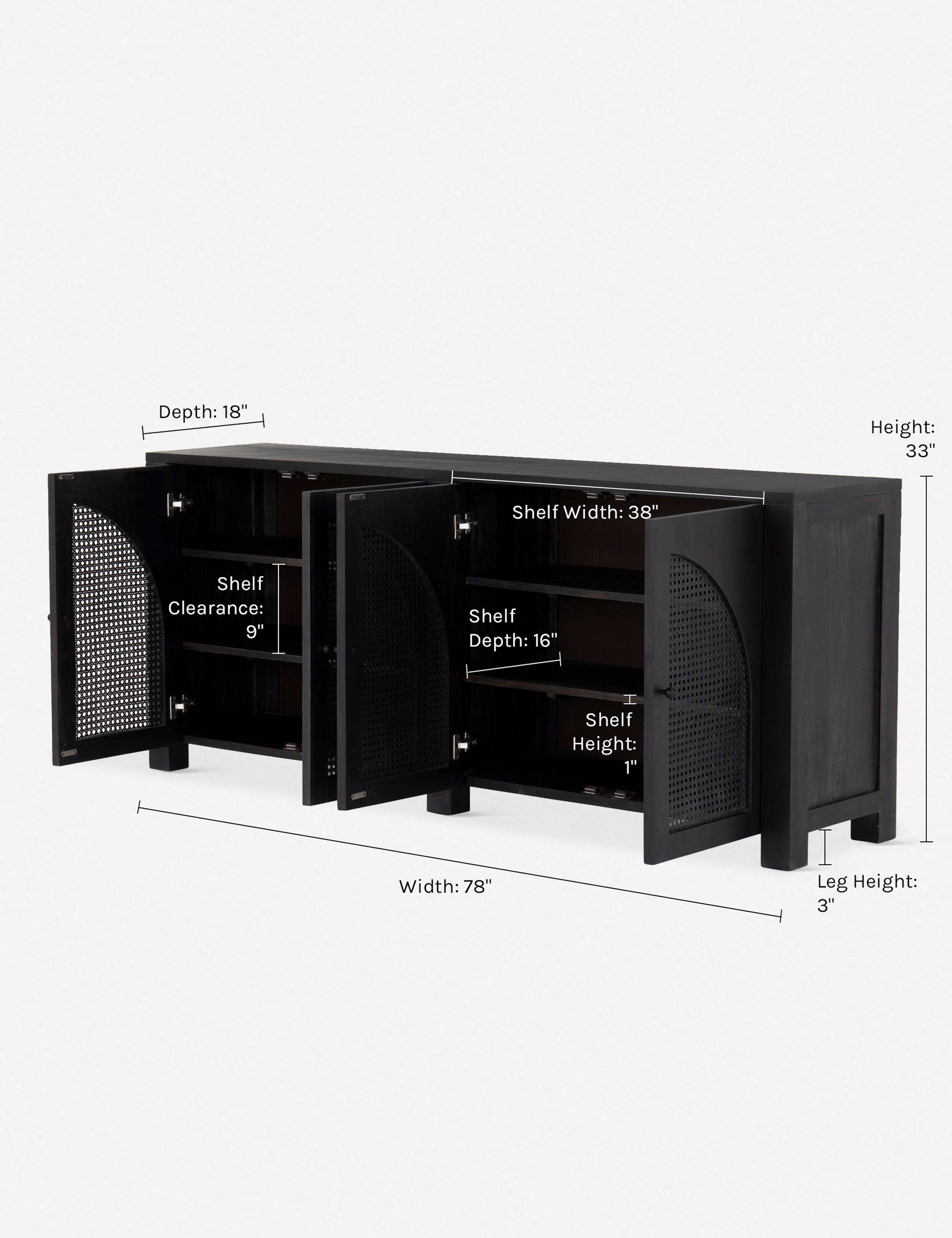 Islay Sideboard - Black