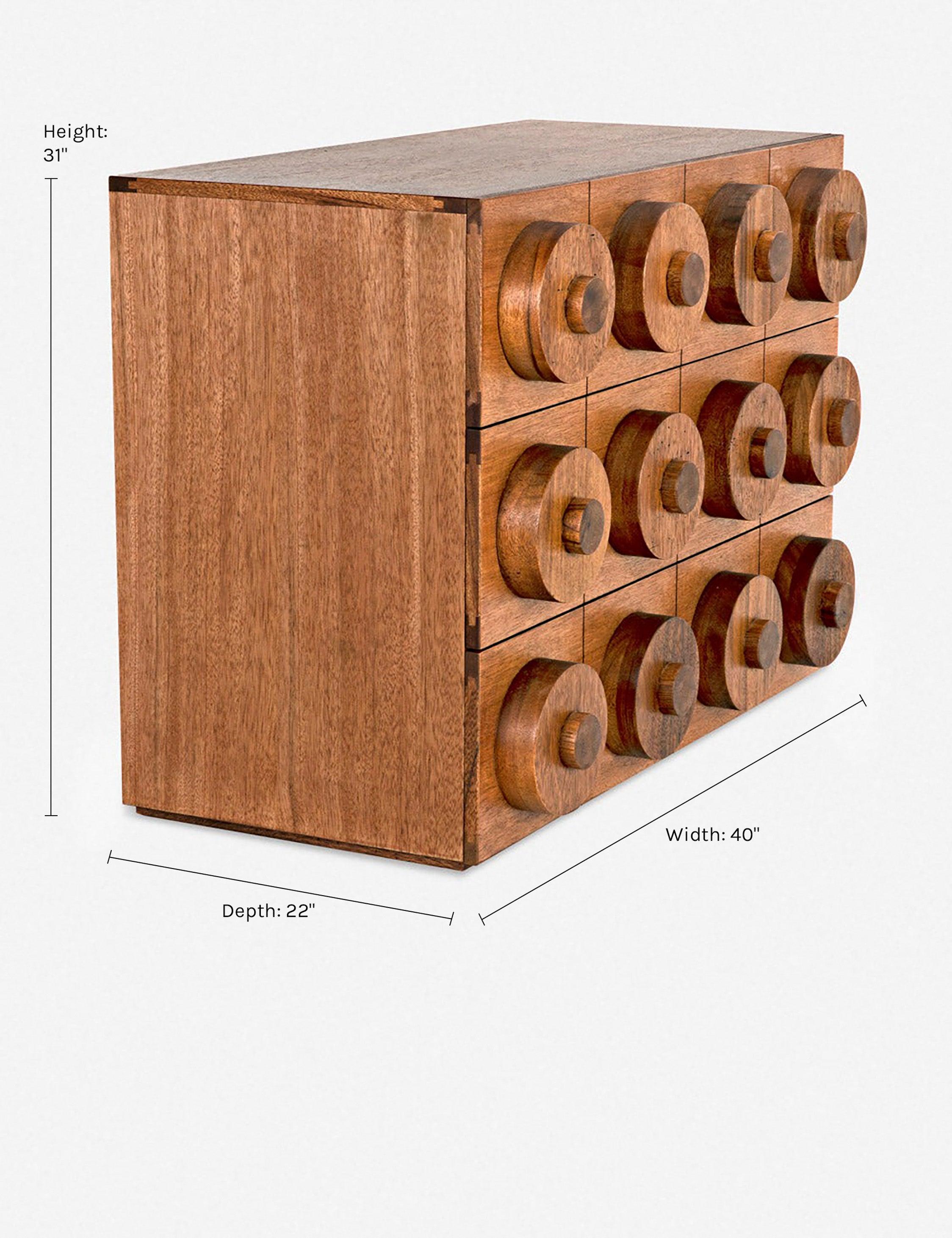 Kobe 3-Drawer Dresser - Natural