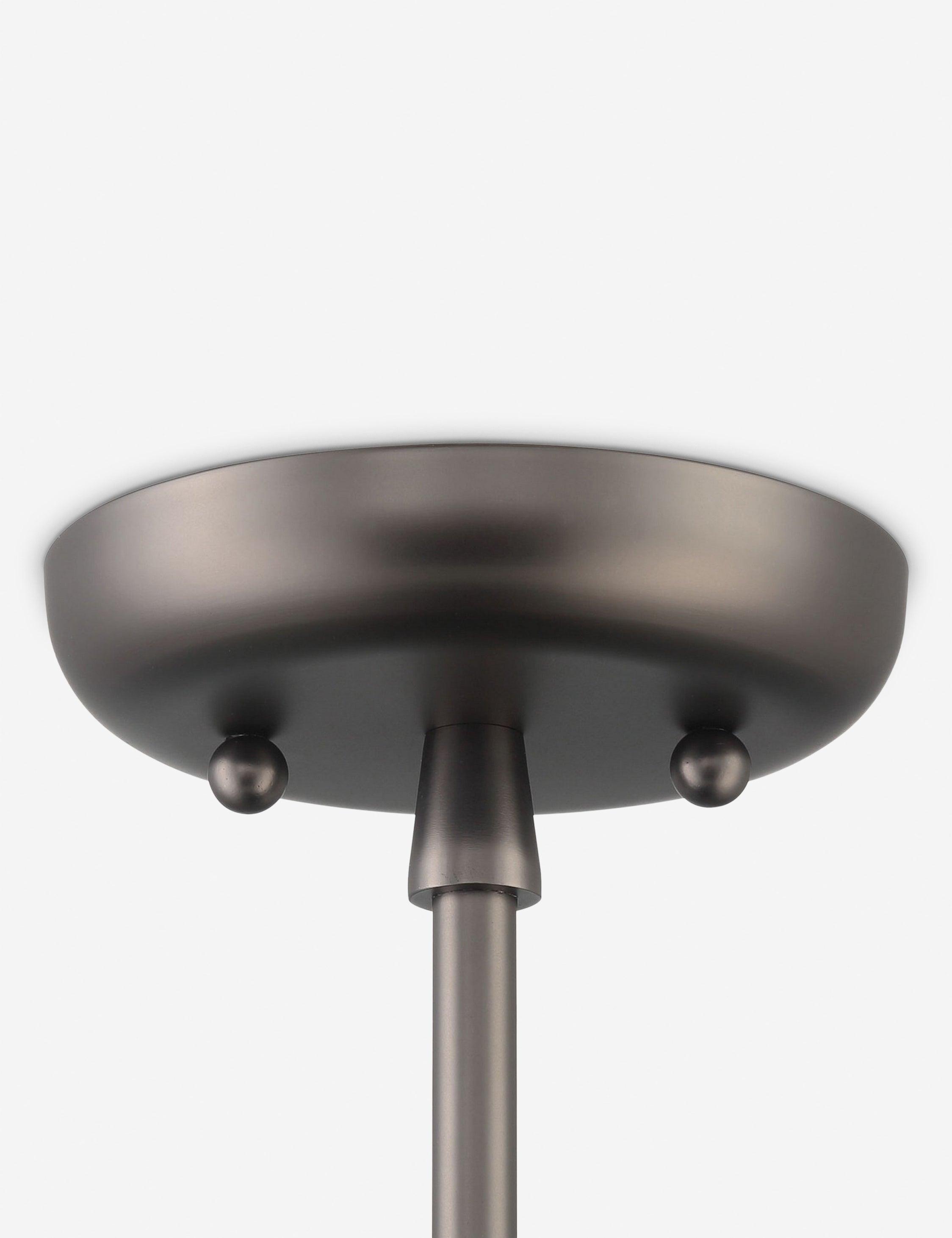 Cannon Semi-Flush Mount Light - Bronze / 11"Dia